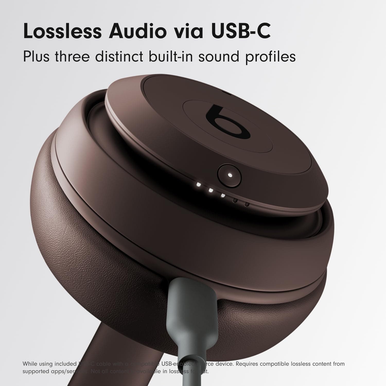 Beats Studio Pro Premium Wireless Over-Ear Headphones- Up to 40-Hour Battery Life, Active Noise Cancelling, Great for Travel & Commuting, USB-C Lossless Audio, Apple & Android Compatible - Deep Brown, view 6