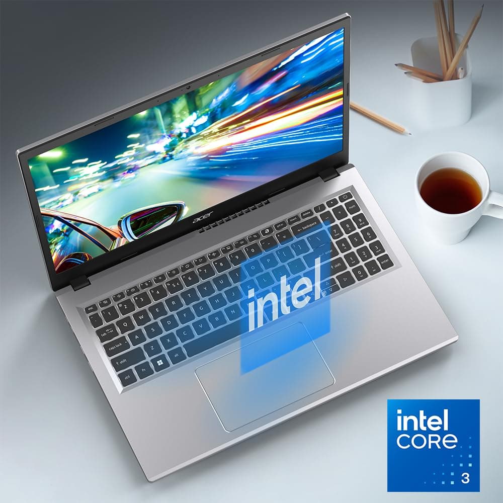 acer Aspire Go 15 AI Ready Laptop | 15.6" FHD (1920 x 1080) IPS Display | Intel Core 3 Processor N355 | Intel Graphics | 8GB DDR5 | 128GB UFS | Wi-Fi 6 | Windows 11 Home in S Mode | AG15-32P-39R2, view 10