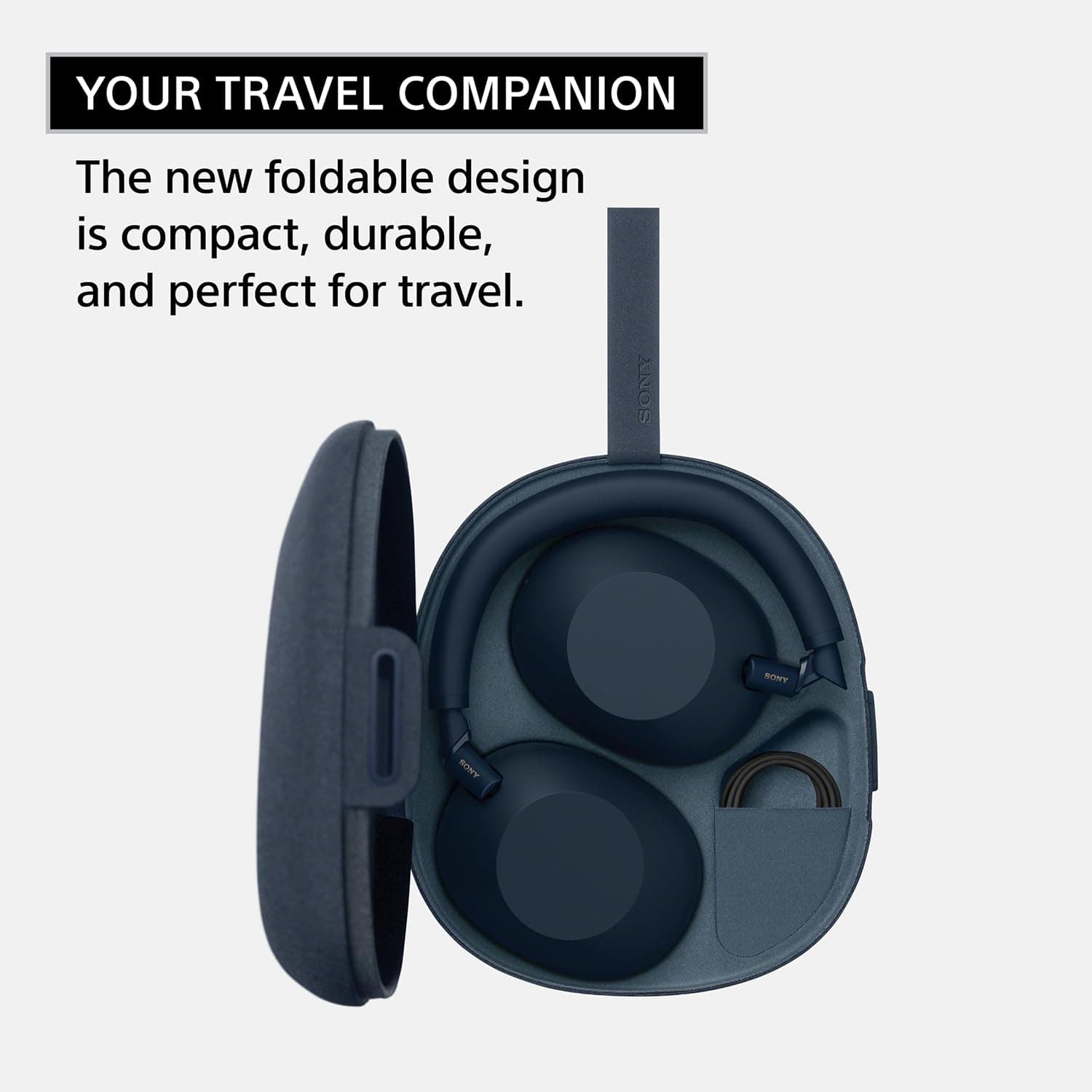 Sony WH-1000XM6 Best Wireless Noise Canceling Headphones, Black Bundle with Deco Gear Pro Audio Headphone Stand in Matte Black/Red, view 6
