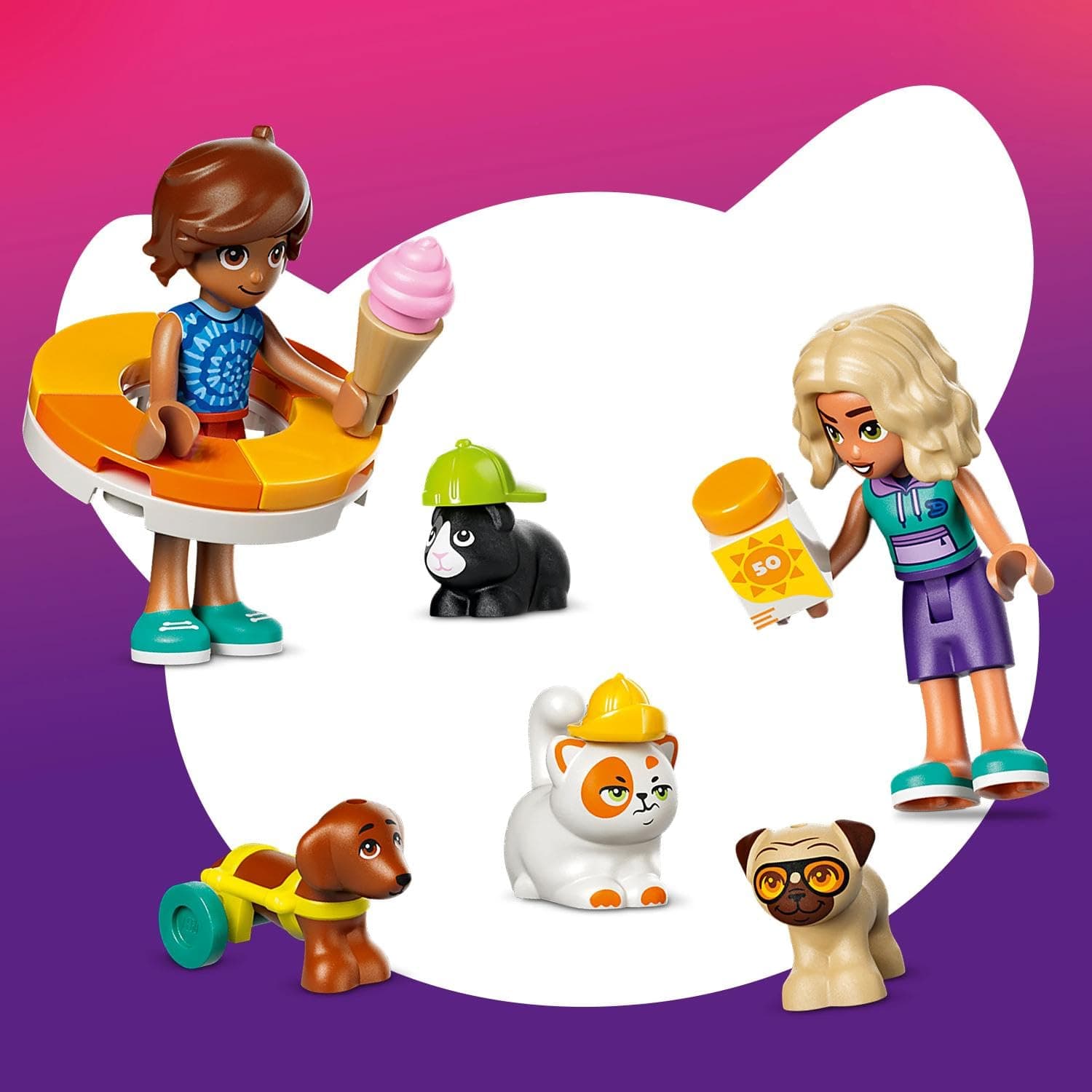 Lego 42676 Friends Water Park Toy, Birthday Present, Blocks, Education, Girls, Boys, Kids, 6 Years, 7 Years, 8 Years, 9 Years, Interior, Stylish, Pretend Play, Pretend Play, view 6
