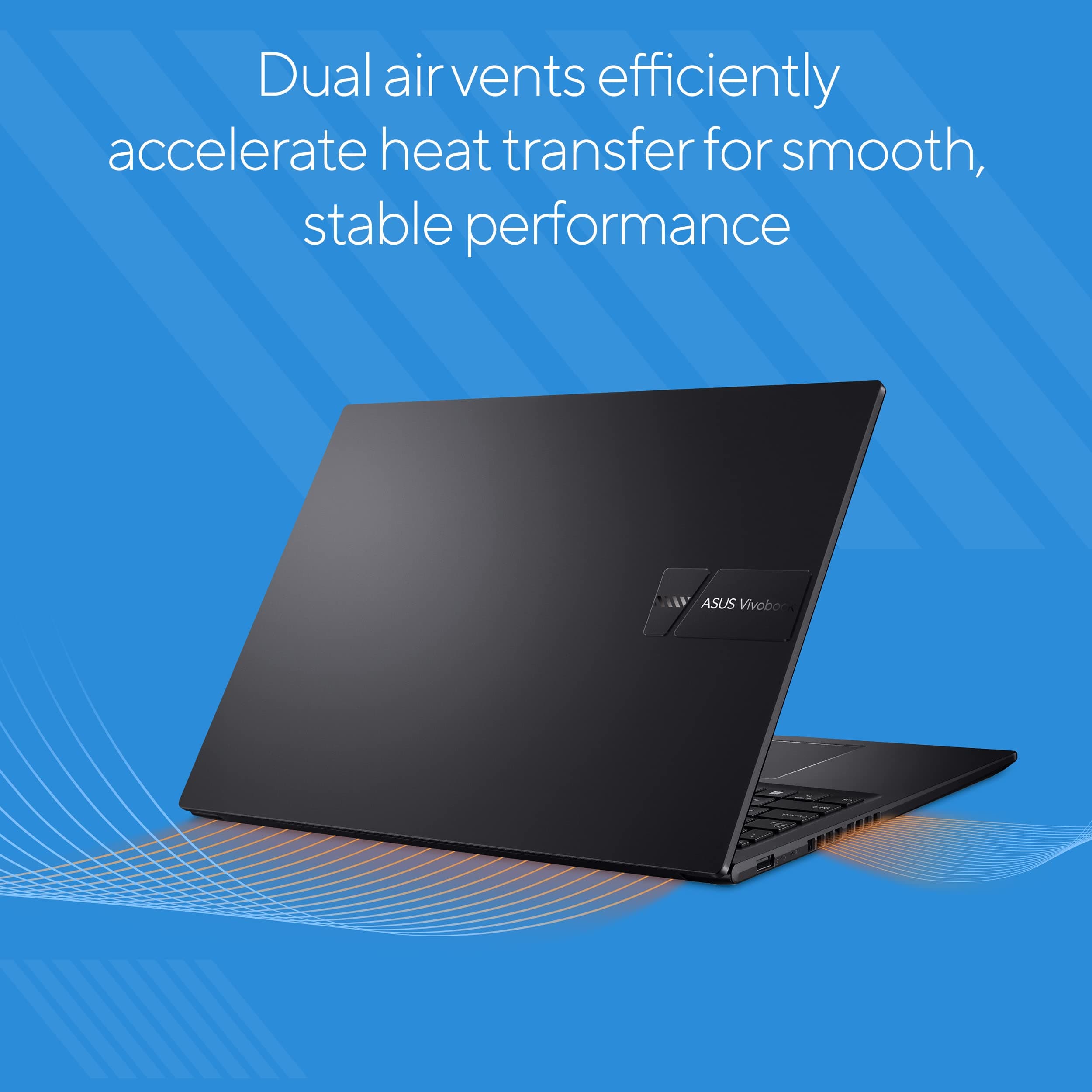 ASUS Vivobook 16 Laptop, 16” WUXGA (1920 x 1200) 16:10 Display, Intel Core i5-13500H CPU, Intel UHD Graphics, 8GB RAM, 512GB SSD, Windows 11 Home, Indie Black, F1605VA-DS52, view 7