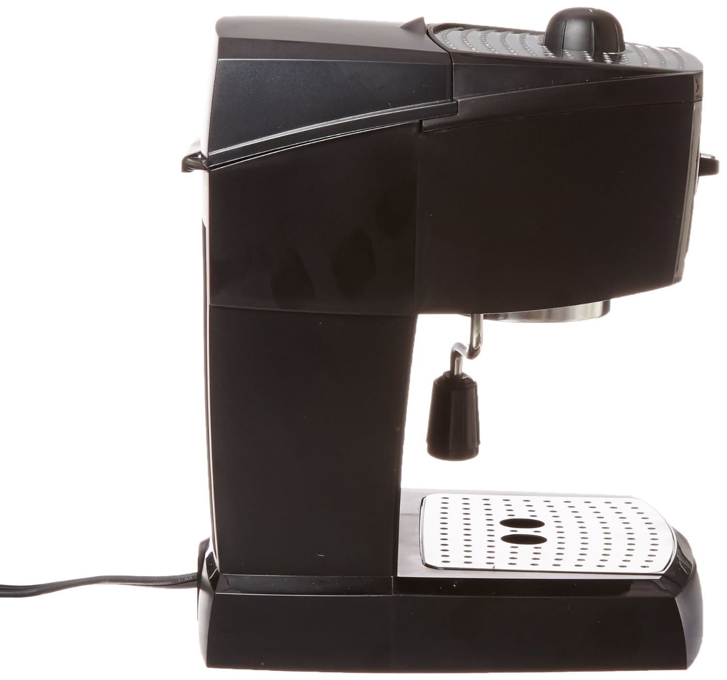 DeLonghi EC155 15 Bar Espresso and Cappuccino Machine, Black, view 4