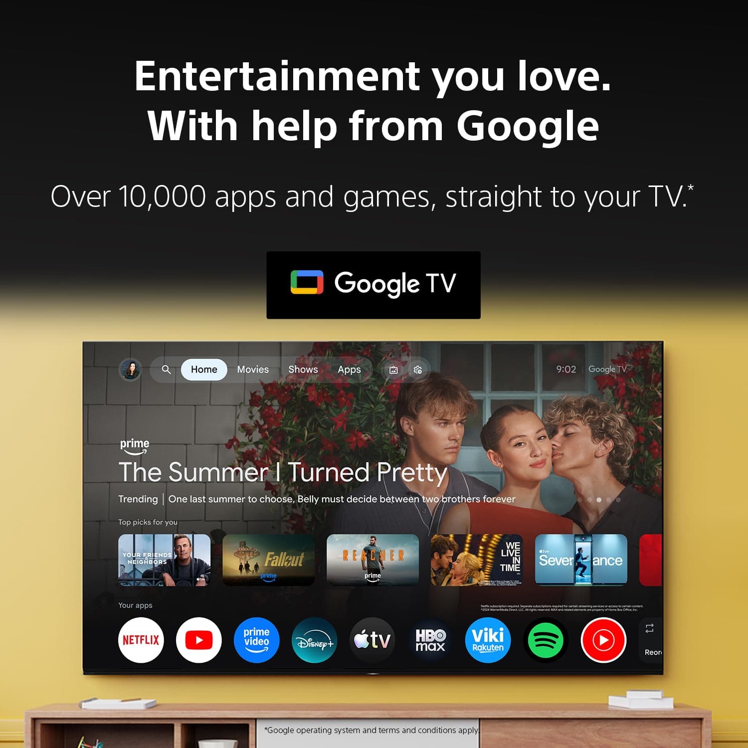 Sony 77 Inch BRAVIA 6 OLED 4K HDR Smart Google TV with Gemini (K-77A60), view 4