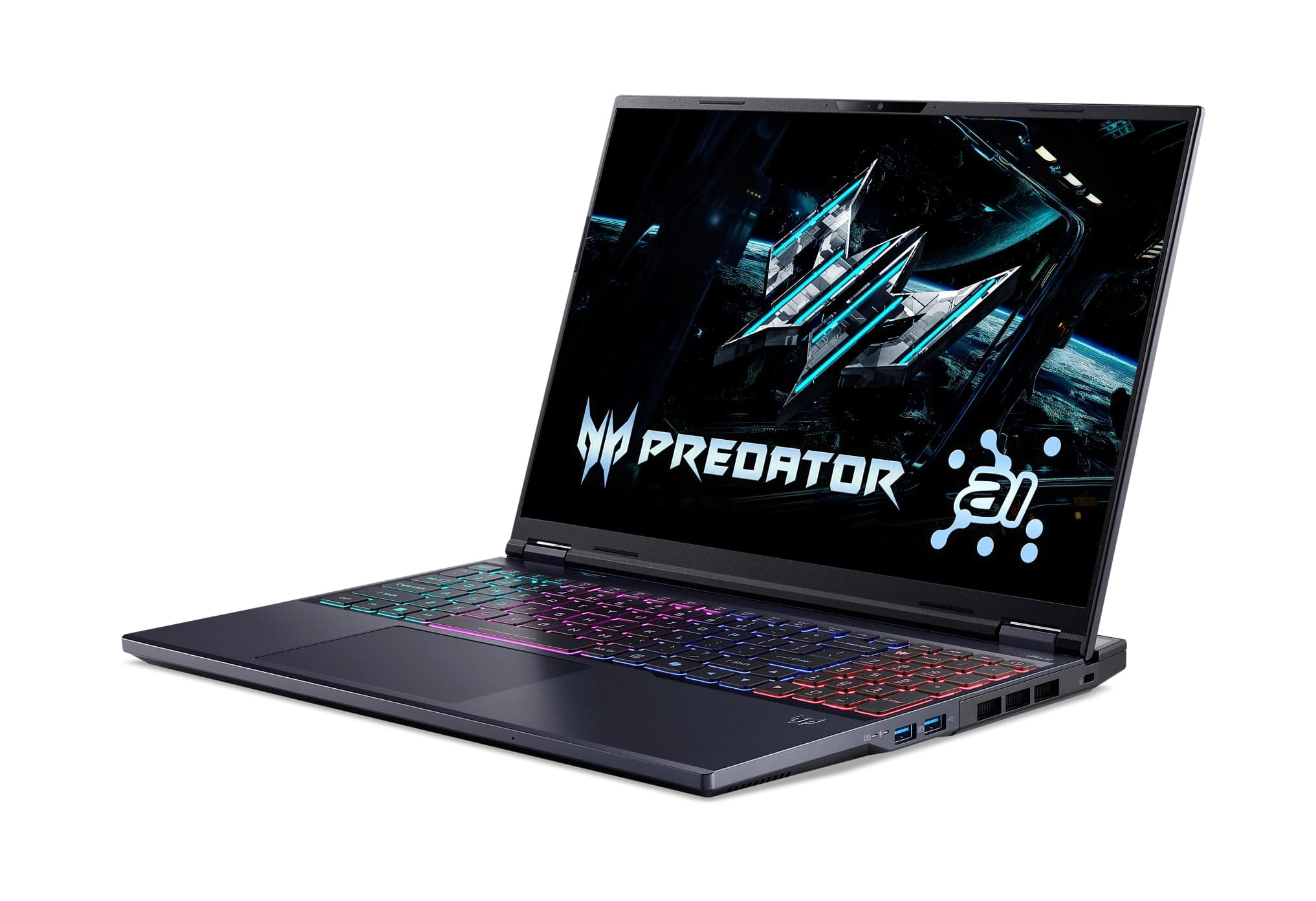 acer Predator Helios Neo 16 AI Gaming Laptop | Intel Core Ultra 9 Processor 275HX | NVIDIA GeForce RTX 5070 Ti | 16" WQXGA 240Hz G-SYNC | 16GB DDR5 | 1TB Gen 4 SSD | Killer Wi-Fi 6E | PHN16-73-92B8, view 10
