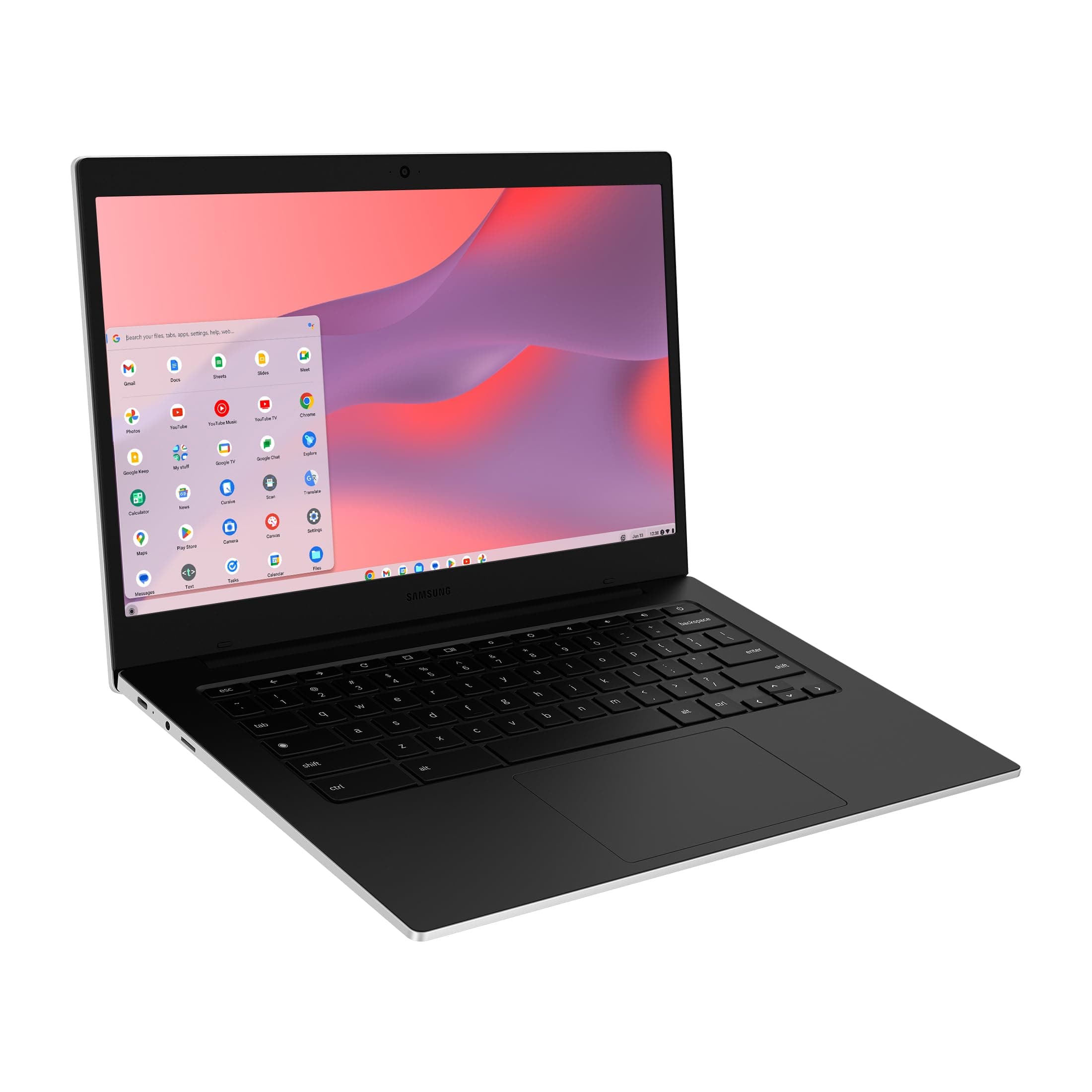 Samsung 14" Galaxy Chromebook Go Laptop PC Computer, Intel Celeron N4500 Processor, 4GB RAM, 64GB Storage, ChromeOS, XE340XDA-KA2US, Student Laptop, Silver, view 7