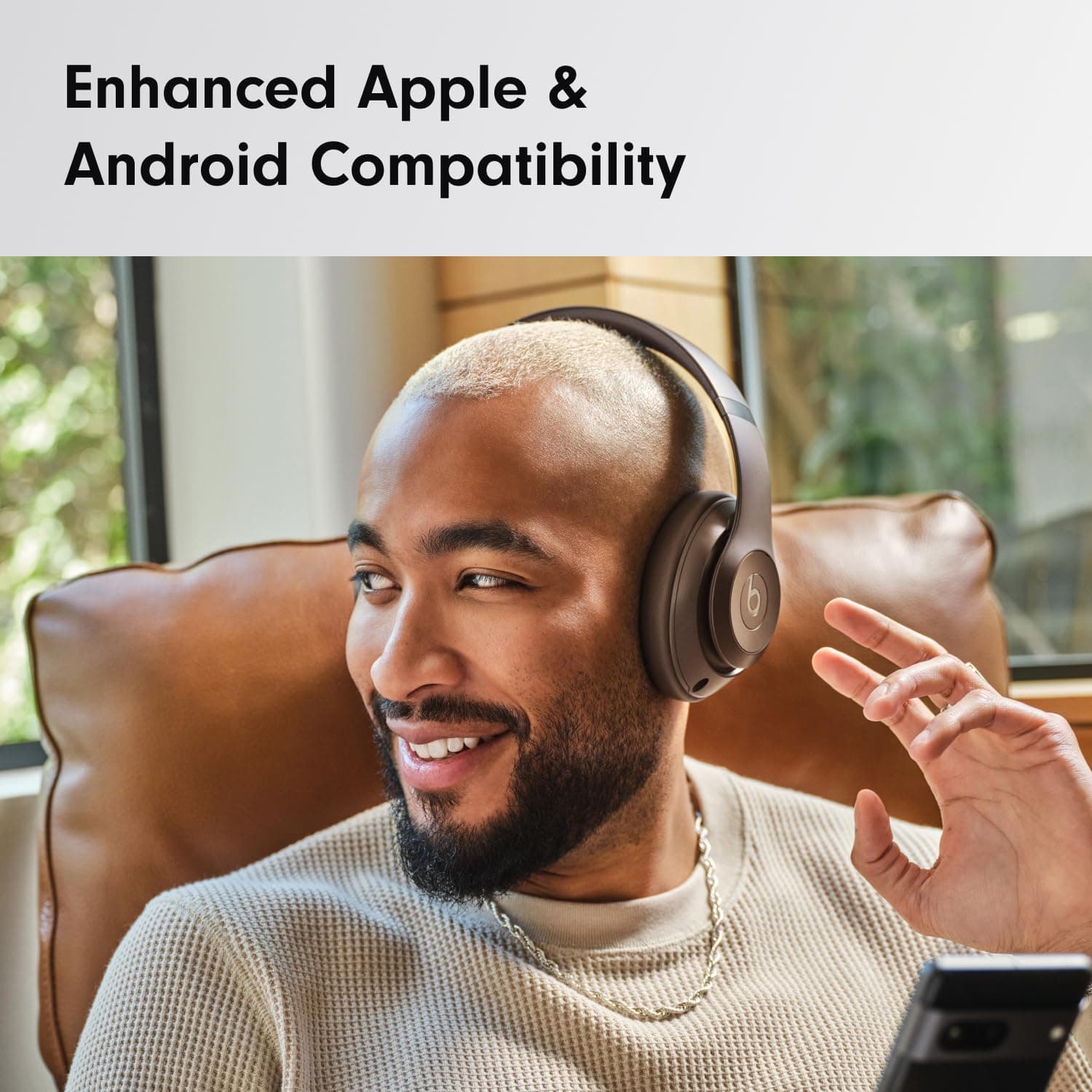 Beats Studio Pro Premium Wireless Over-Ear Headphones- Up to 40-Hour Battery Life, Active Noise Cancelling, Great for Travel & Commuting, USB-C Lossless Audio, Apple & Android Compatible - Deep Brown, view 5
