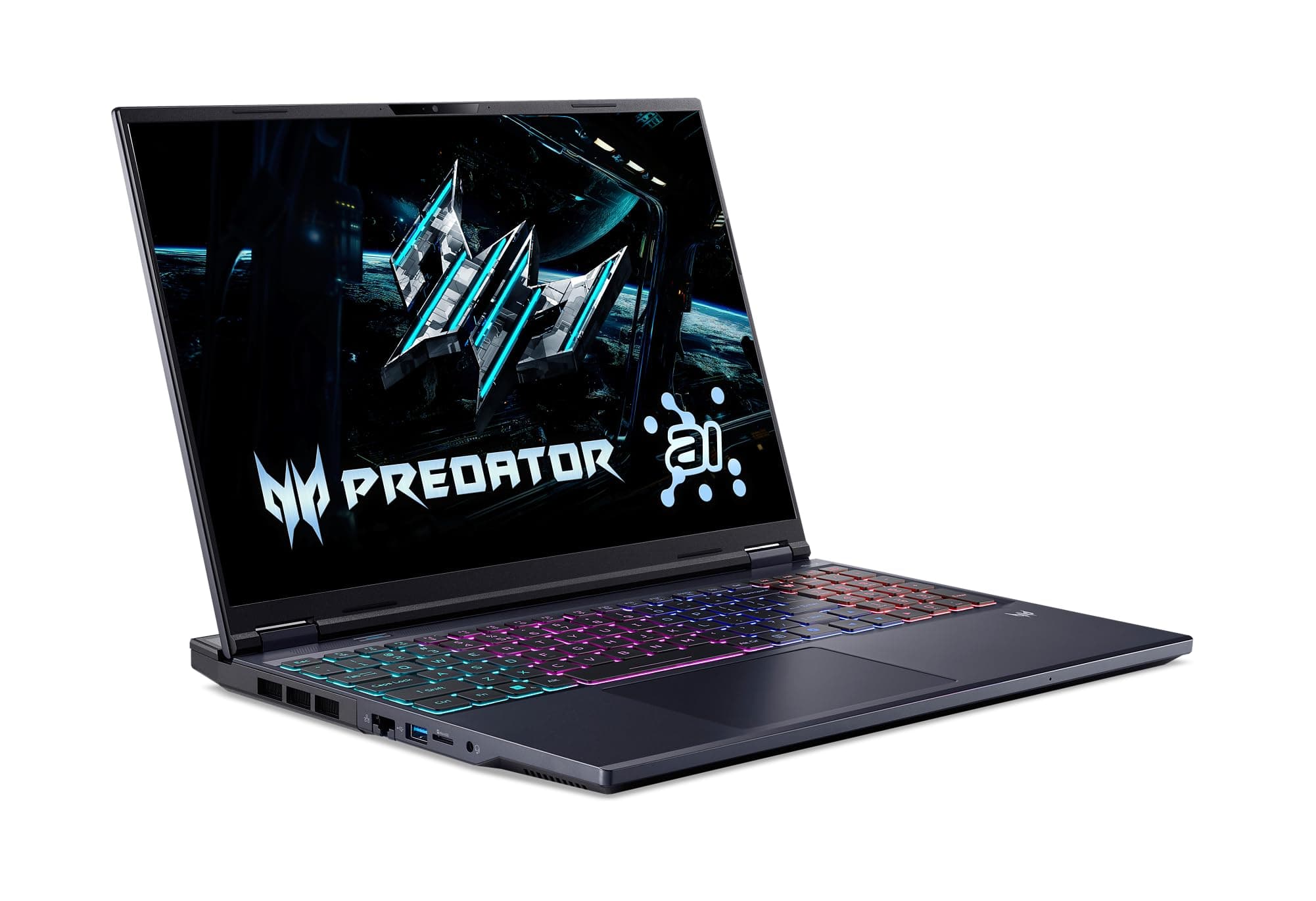 acer Predator Helios Neo 16 AI Gaming Laptop | Intel Core Ultra 9 Processor 275HX | NVIDIA GeForce RTX 5070 Ti | 16" WQXGA 240Hz G-SYNC | 16GB DDR5 | 1TB Gen 4 SSD | Killer Wi-Fi 6E | PHN16-73-92B8, view 9