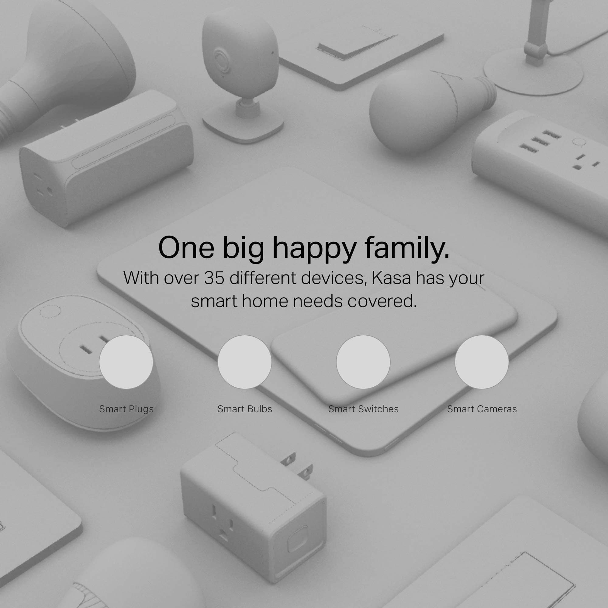 Kasa Smart Plug HS103P4, Smart Wi-Fi Outlet, Touch Actuator, Works with Alexa, Echo, Google Home, No Hub Required, 15 Amp, UL Certified, 4-Pack, White, view 8