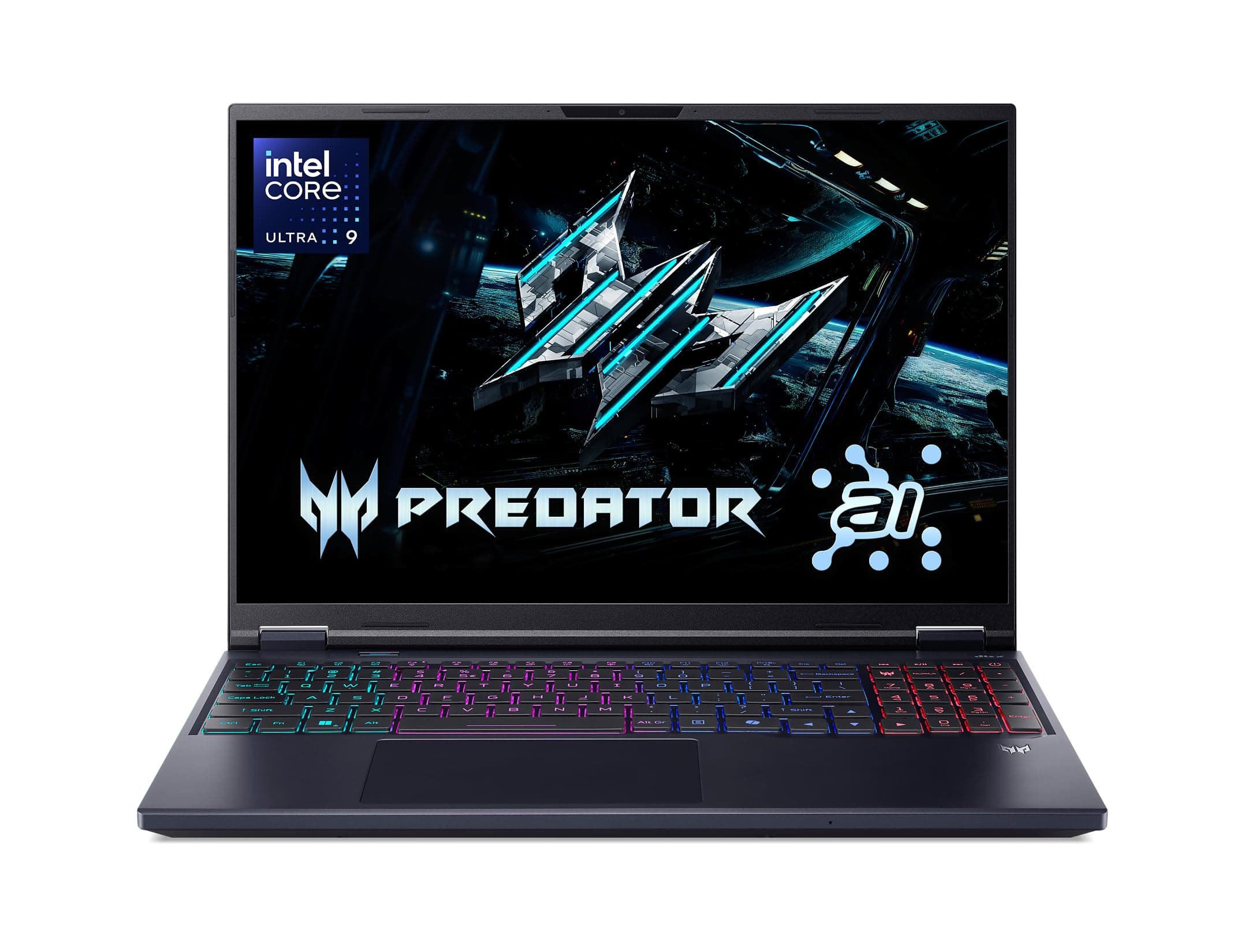 acer Predator Helios Neo 16 AI Gaming Laptop | Intel Core Ultra 9 Processor 275HX | NVIDIA GeForce RTX 5070 Ti | 16" WQXGA 240Hz G-SYNC | 16GB DDR5 | 1TB Gen 4 SSD | Killer Wi-Fi 6E | PHN16-73-92B8