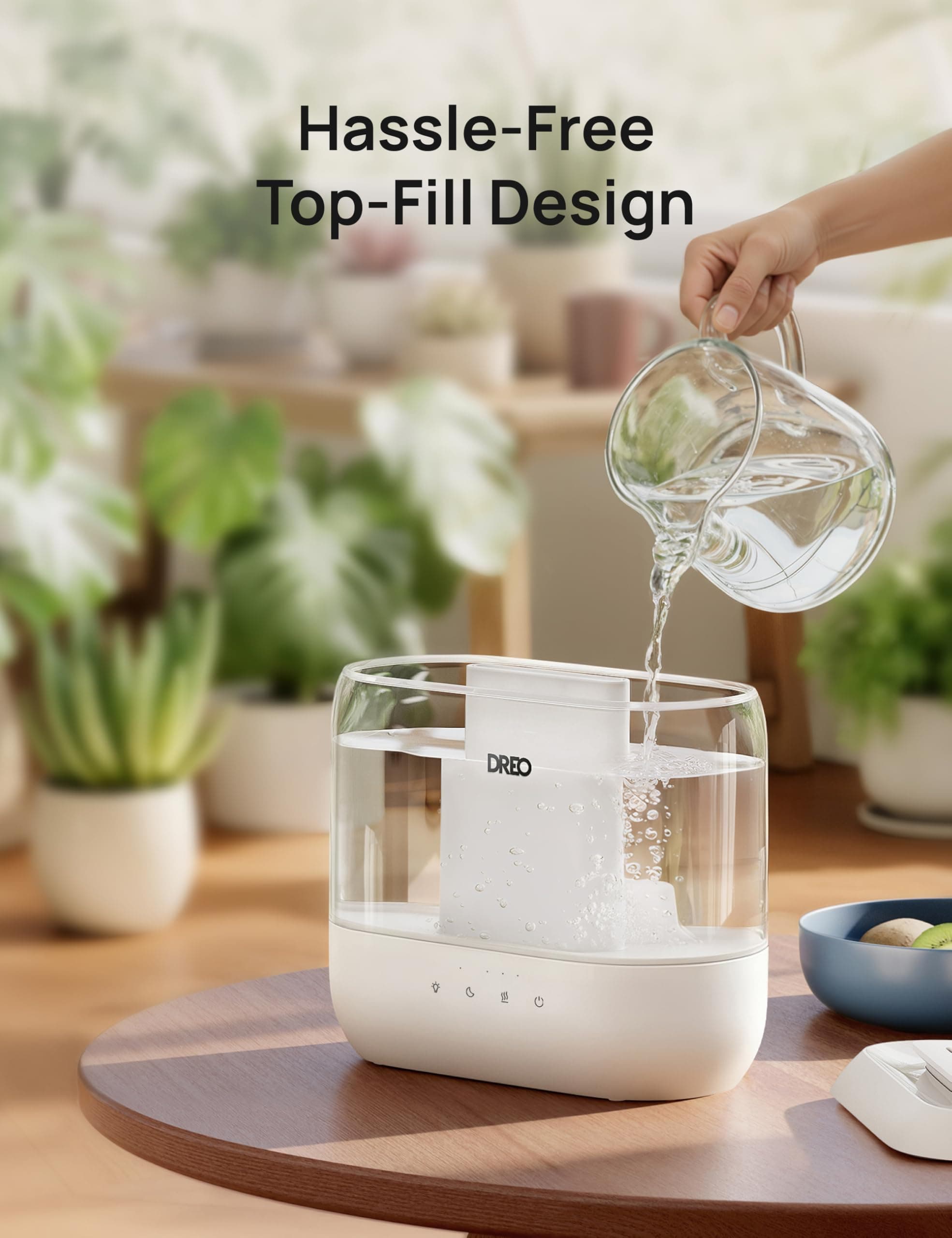 DREO 4L Humidifiers for Bedroom, 36H Runtime, 28 dB Quiet, HM311, view 6