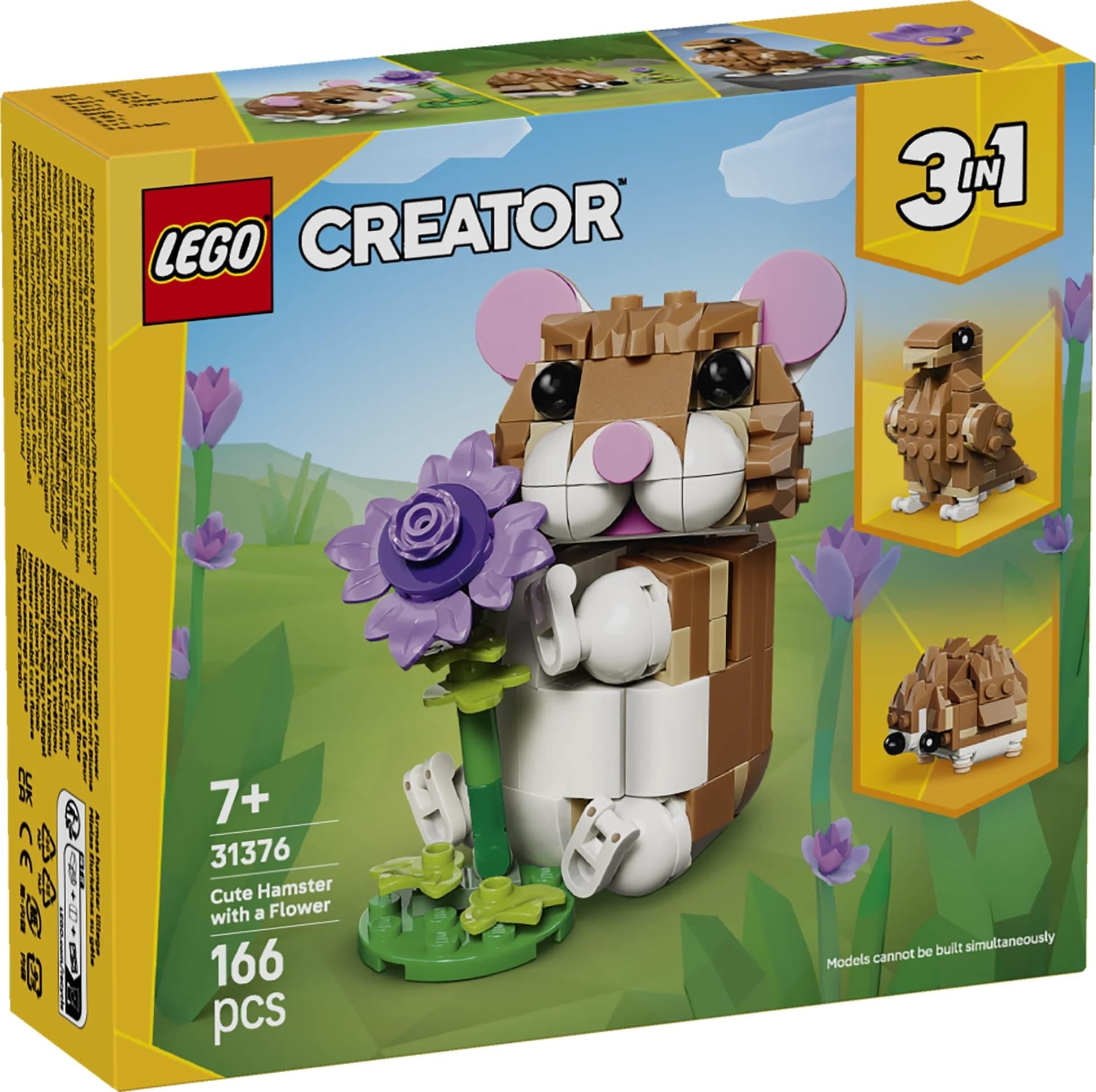 Lego 31376 Creator Hamster Toy Birthday Present Blocks for Girls Boys Children 7 8 9 Years Old Elementary School Student Pretend Play Animal, view 10