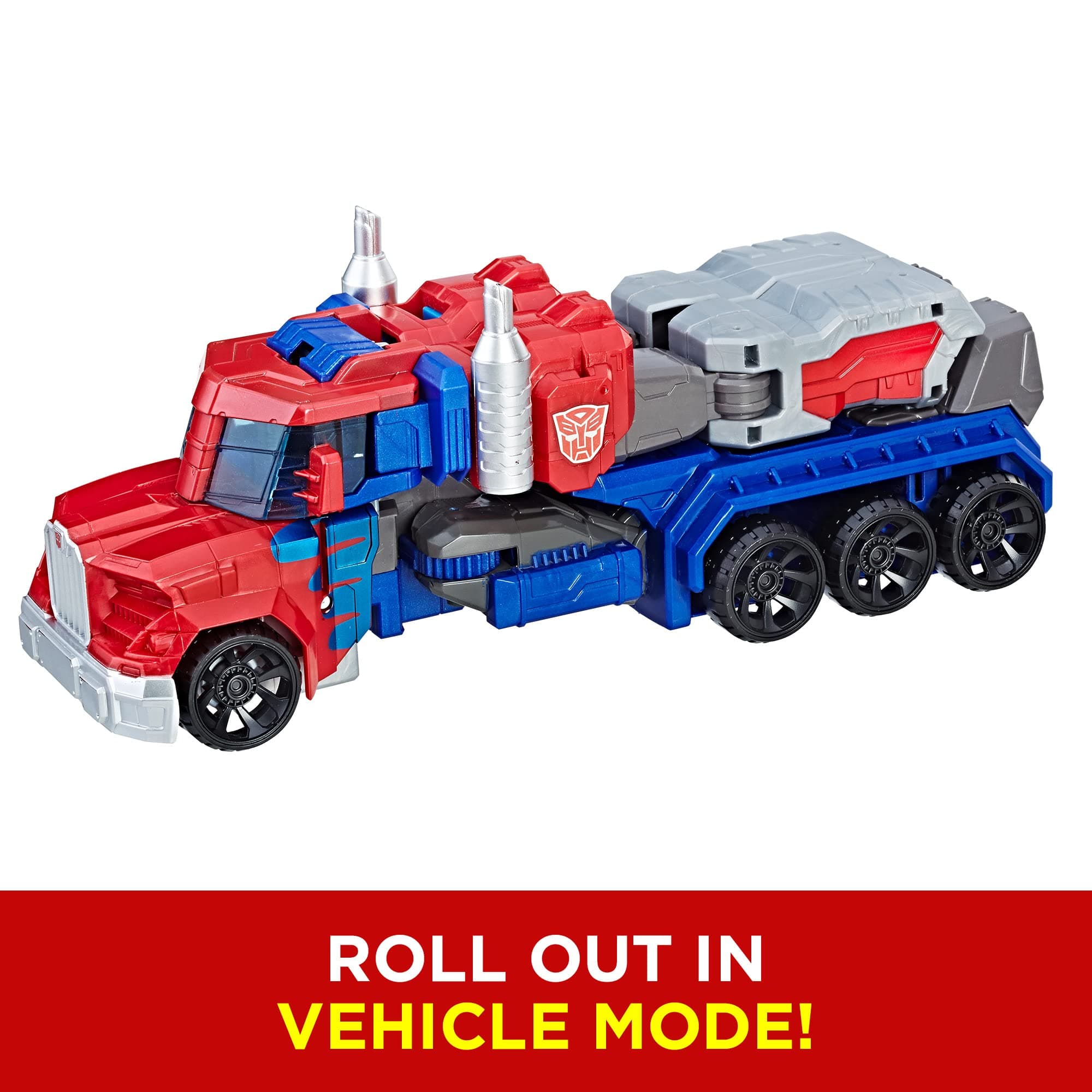 Transformers Toys Heroic Optimus Prime Action Figure - Timeless Large-Scale Figure, Changes into Toy Truck - Toys for Kids 6 and Up, 11-inch (Amazon Exclusive), view 3