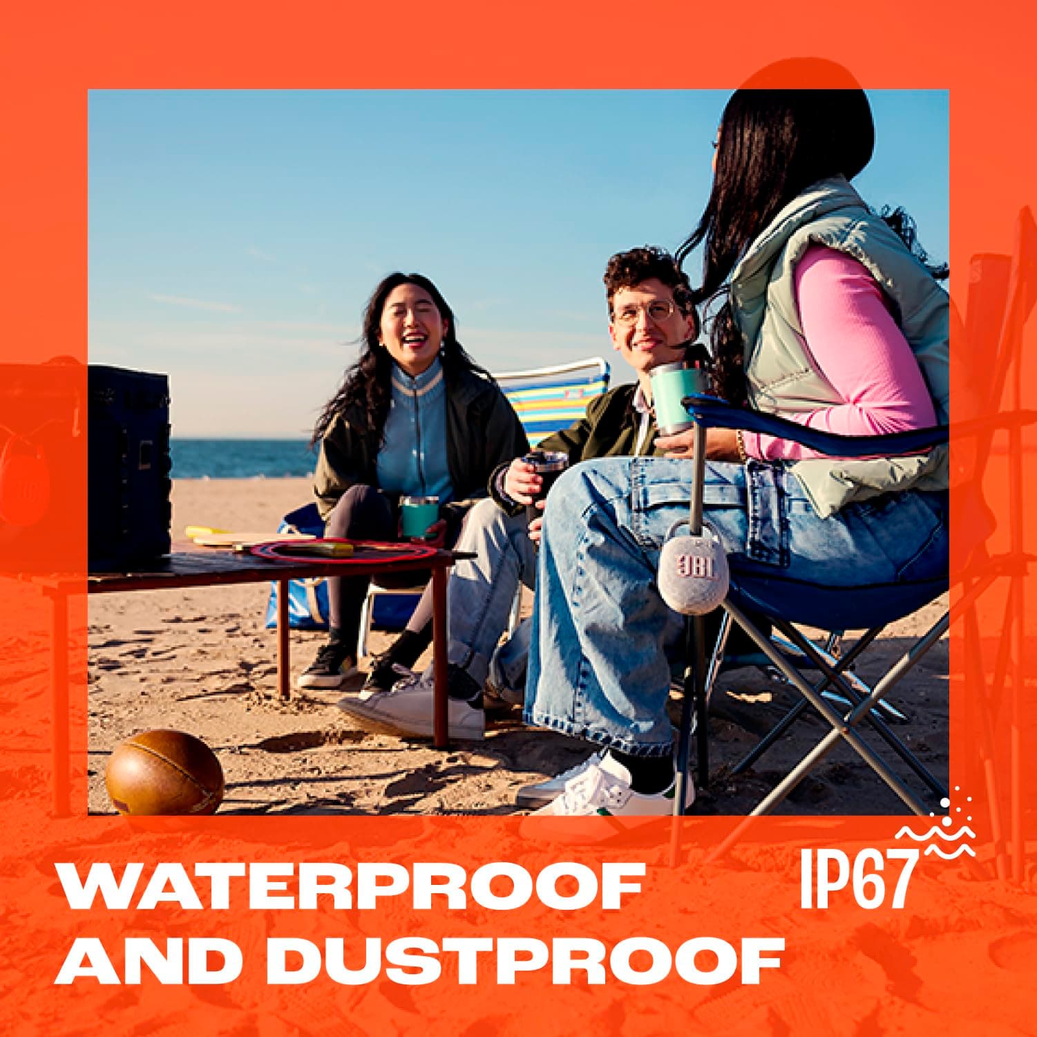JBL Clip 5 - Ultra-Portable, Waterproof & Dustproof Bluetooth Speaker, Big JBL Pro Sound with Punchy bass, Integrated Carabiner, Up to 12 Hours of Play, Made in Part with Recycled Materials (Black), view 2