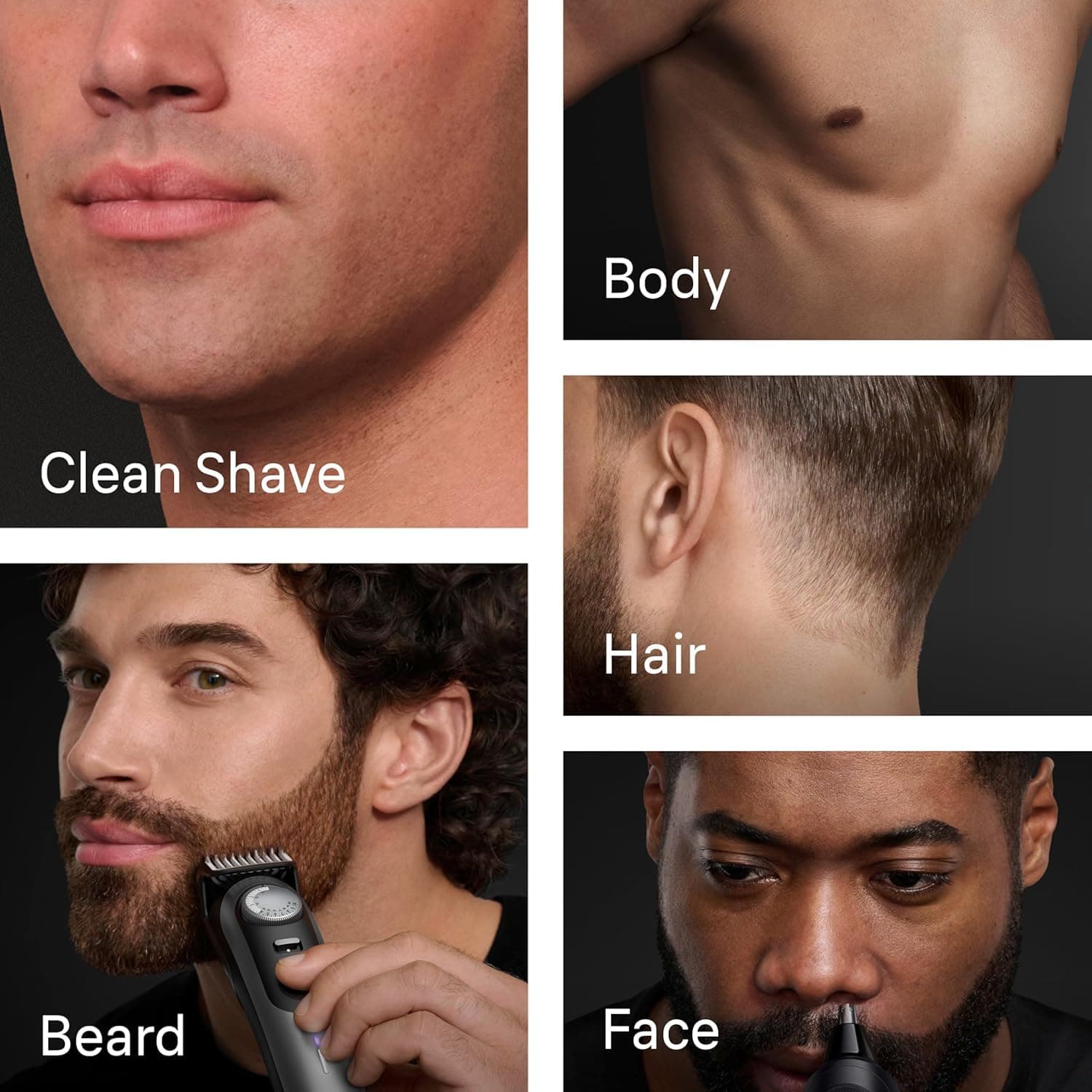 Braun All-in-One Series 9 PRO Men's Electric Beard Trimmer, Hair Clipper, Shaver & Razor for Face, Hair & Body, AIO 9570 with Gillette Labs Razor, Cordless, view 6
