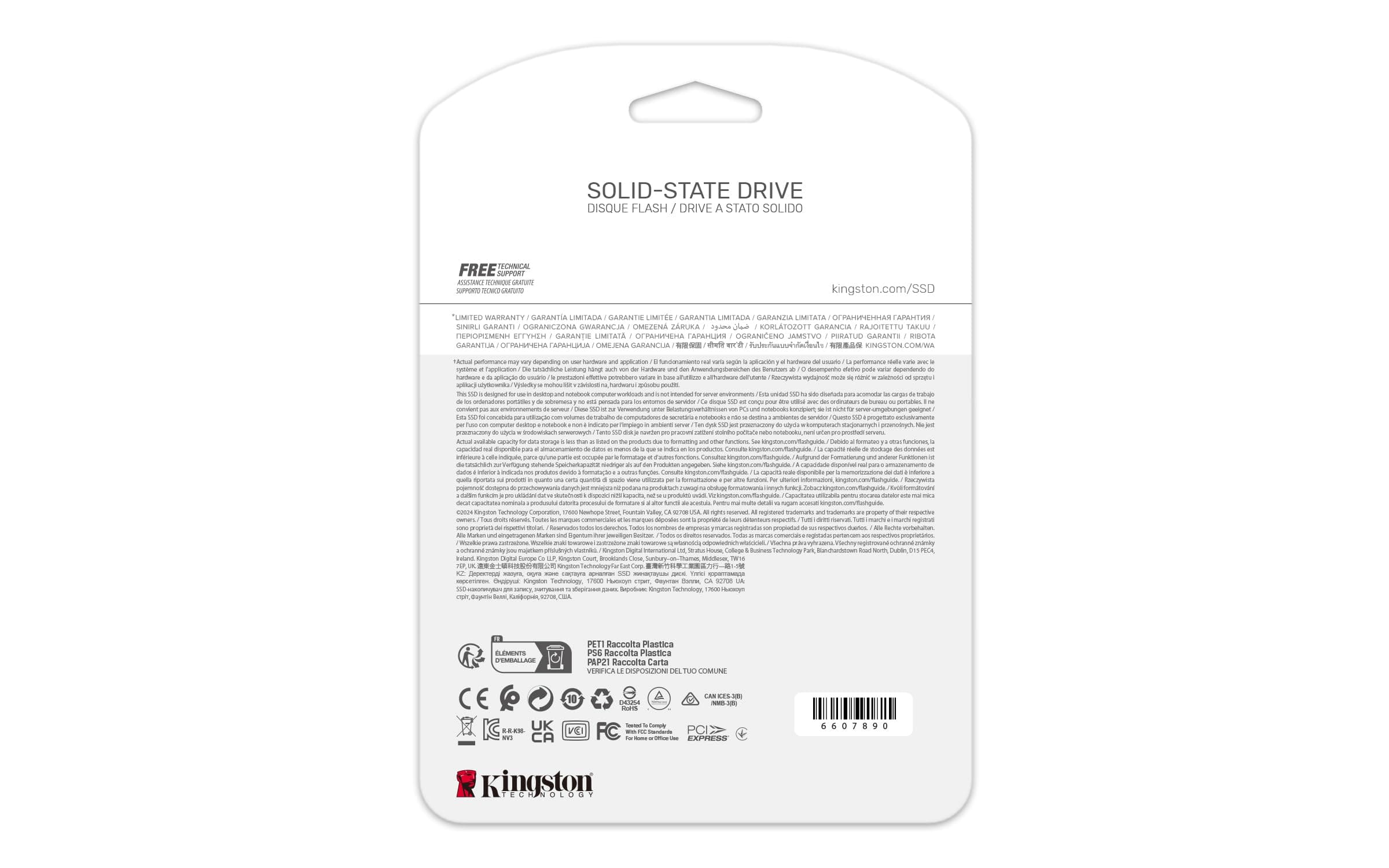 Kingston NV3 1TB M.2 2280 NVMe SSD | PCIe 4.0 Gen 4x4 | Up to 6000 MB/s | SNV3S/1000G, view 5