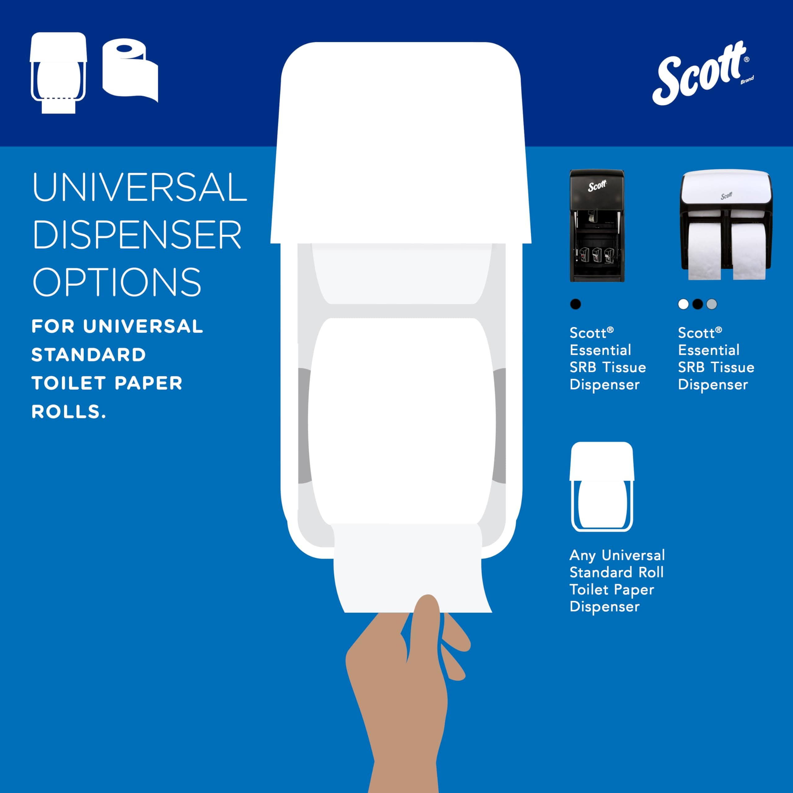 Scott Professional Standard Roll Toilet Paper, Bulk, 80 Rolls (13217), view 8