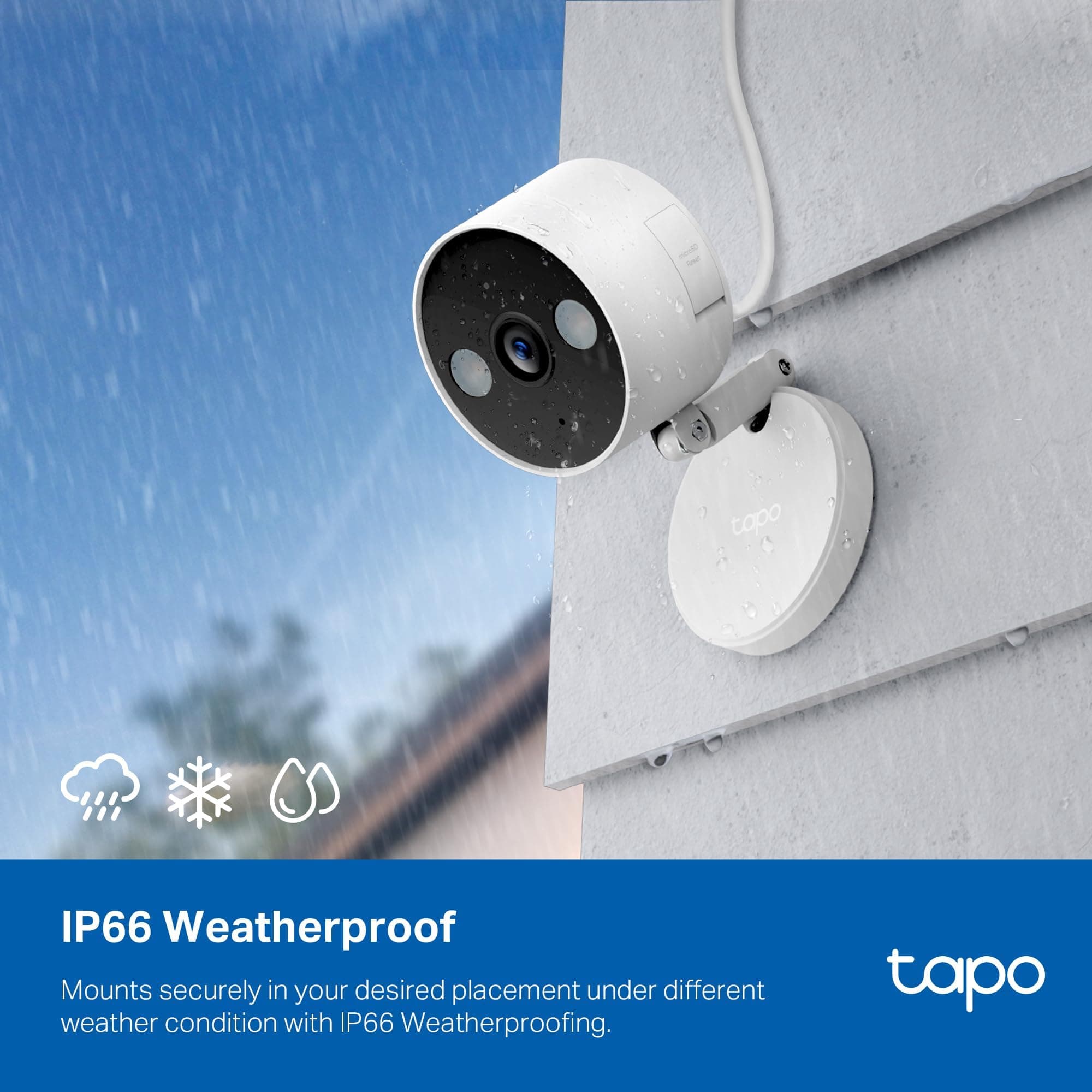 Tapo 2K+ Indoor/Outdoor Wired Security Camera, Baby Monitoring, C120, view 5