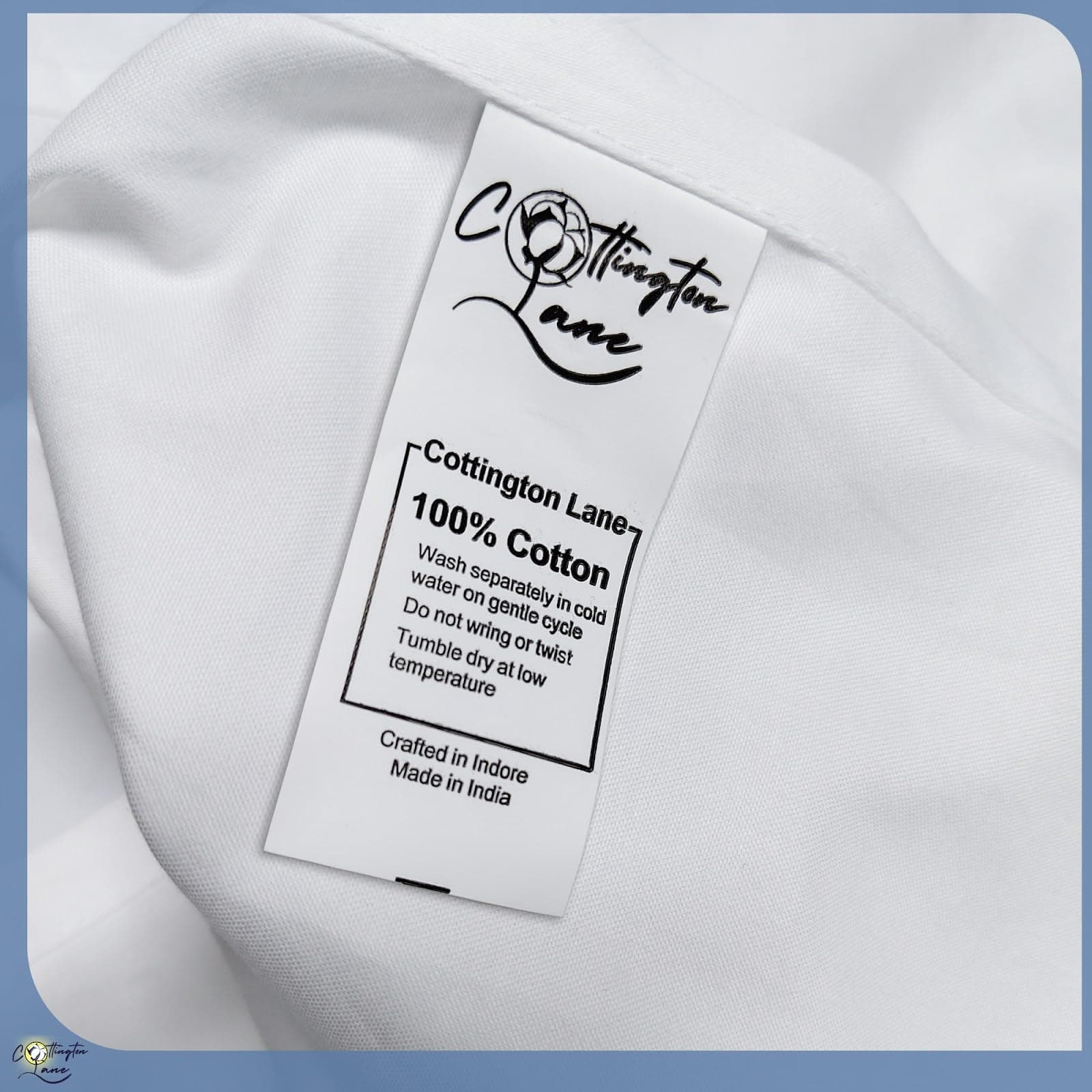 Cottington Lane Queen Sheet Set, 4 Piece 100% Cotton, 16" Deep, White, view 8