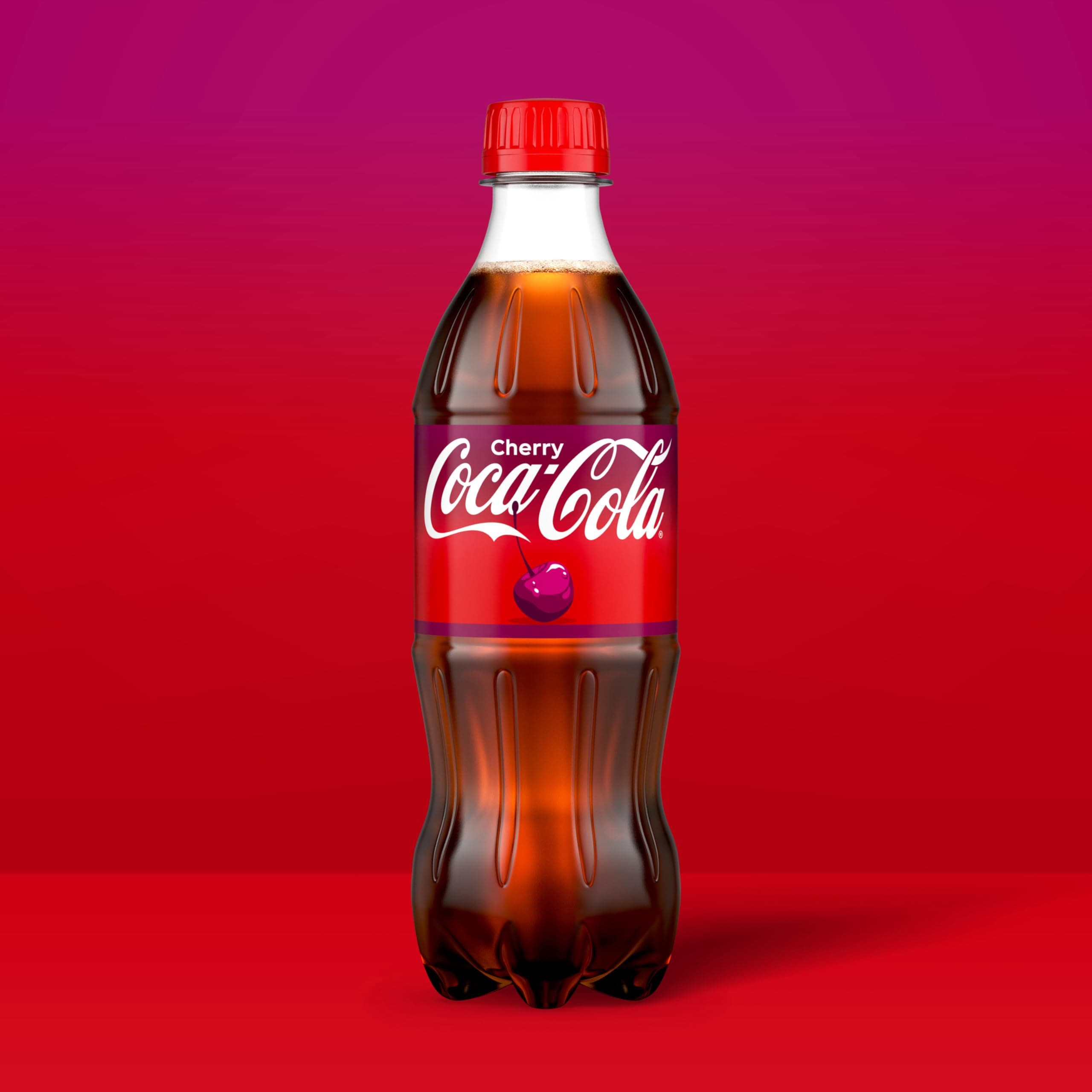 Coca-Cola Cherry Soda Soft Drink Bottles, 16.9 fl oz, 6 Pack, view 3