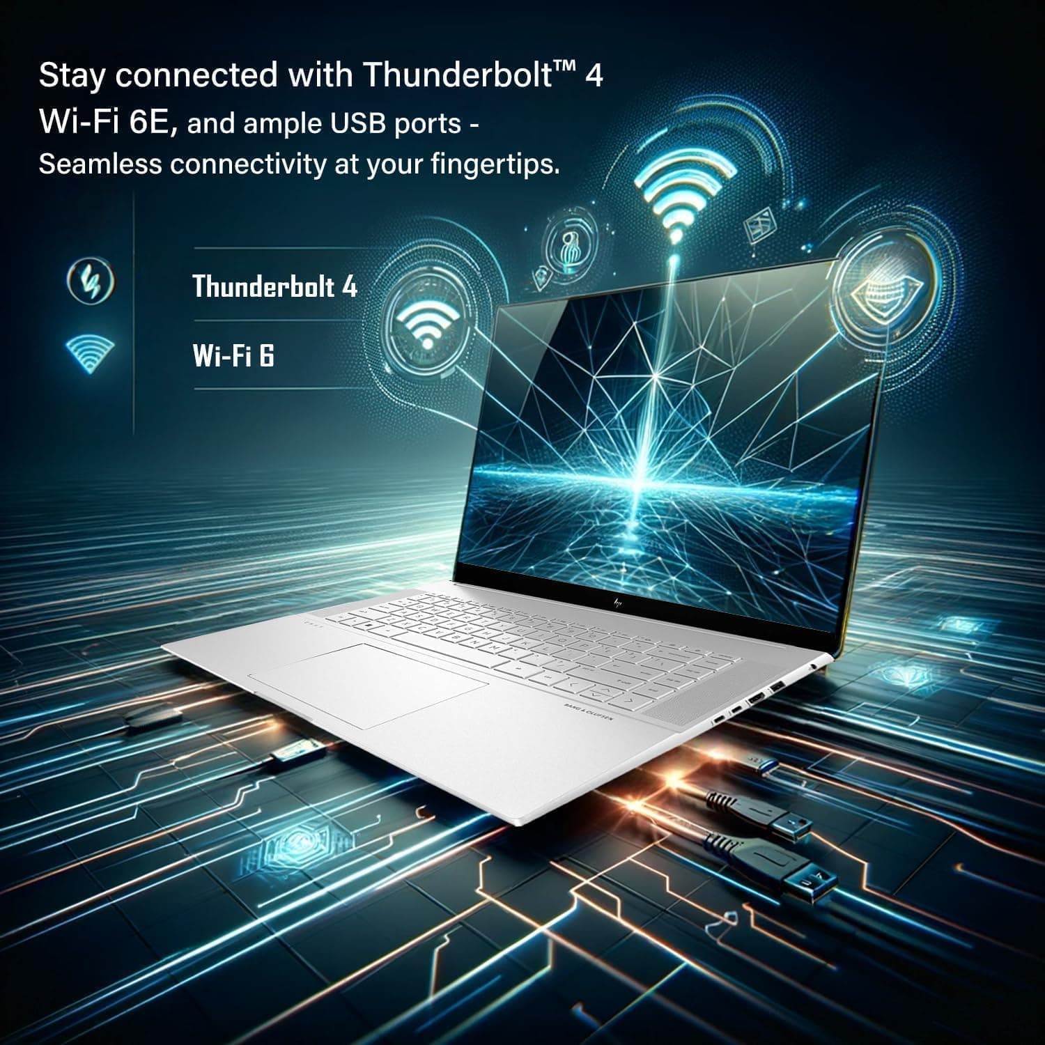 HP OmniBook X Touchscreen Laptop - Intel Core Ultra 7 255H - RTX 4050-16inch OLED Display 120Hz -32GB RAM| 1TB SSD -Backlit Keyboard - Video Editing Laptop Business College -Windows11 Pro Office 365, view 7