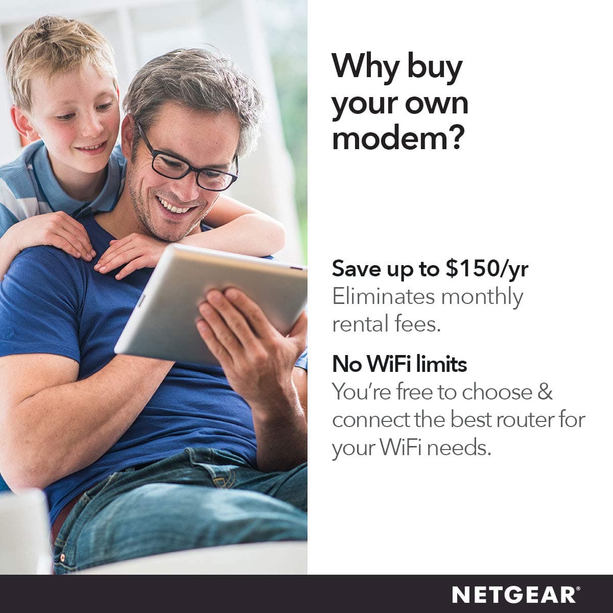 NETGEAR Cable Modem DOCSIS 3.1 (CM1000) Gigabit Modem, Compatible with All Major Cable Providers Including Xfinity, Spectrum, Cox, for Cable Plans Up to 1 Gbps, view 5
