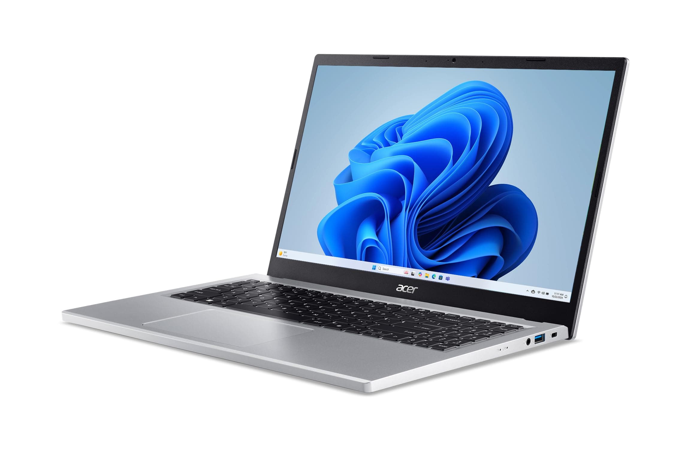 acer Aspire Go 15 AI Ready Laptop | 15.6" FHD (1920 x 1080) IPS Display | Intel Core 3 Processor N355 | Intel Graphics | 8GB DDR5 | 128GB UFS | Wi-Fi 6 | Windows 11 Home in S Mode | AG15-32P-39R2, view 4