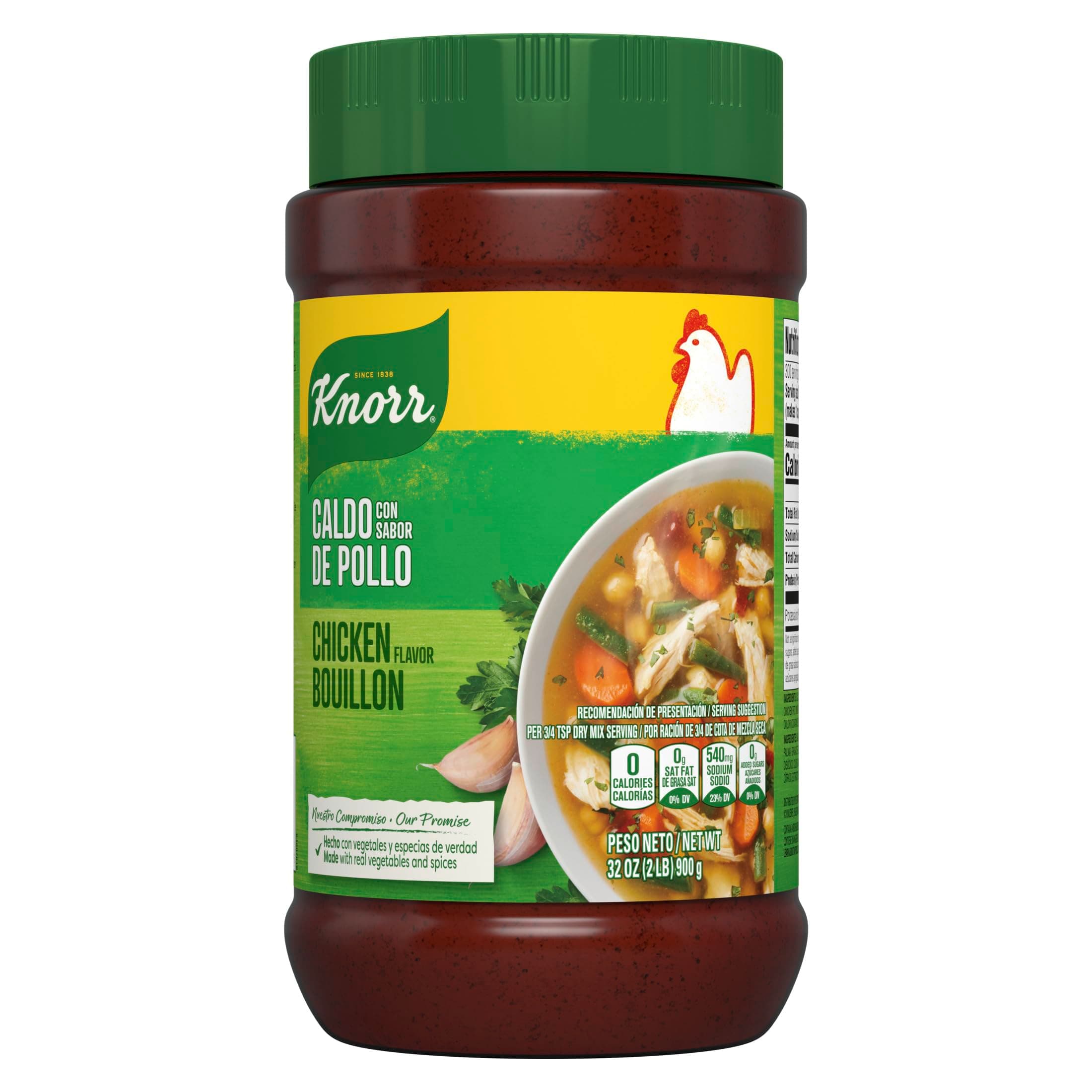 Knorr Chicken Granulated Bouillon Powder 32 oz, Caldo de Pollo, Soups, 3PK, view 4