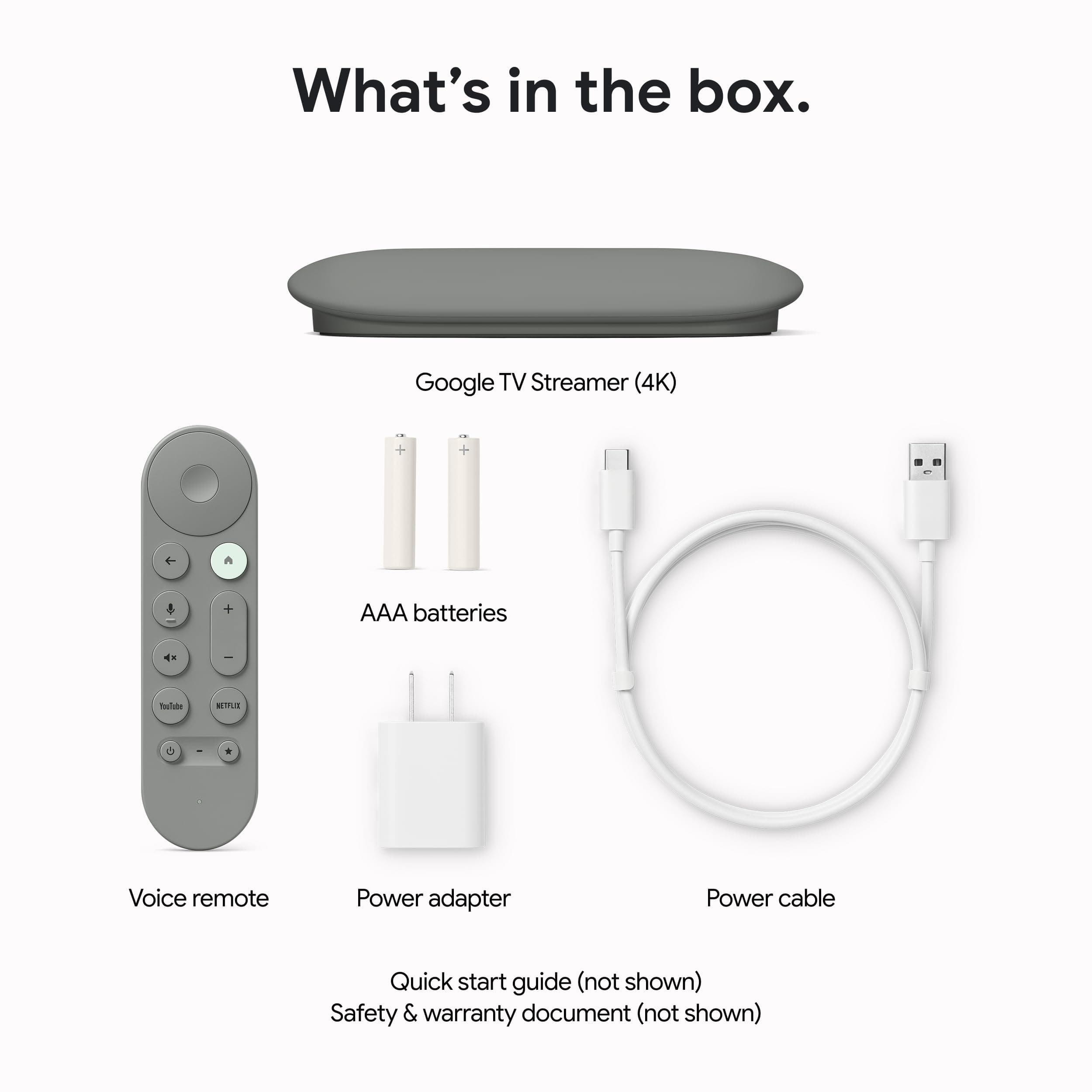 Google TV Streamer 4K - Fast Streaming Entertainment on Your Device with Voice Search Remote - Watch Movies, Shows, Live, and Netflix in HDR - Smart Home Control - 32 GB of Storage - Hazel, view 10