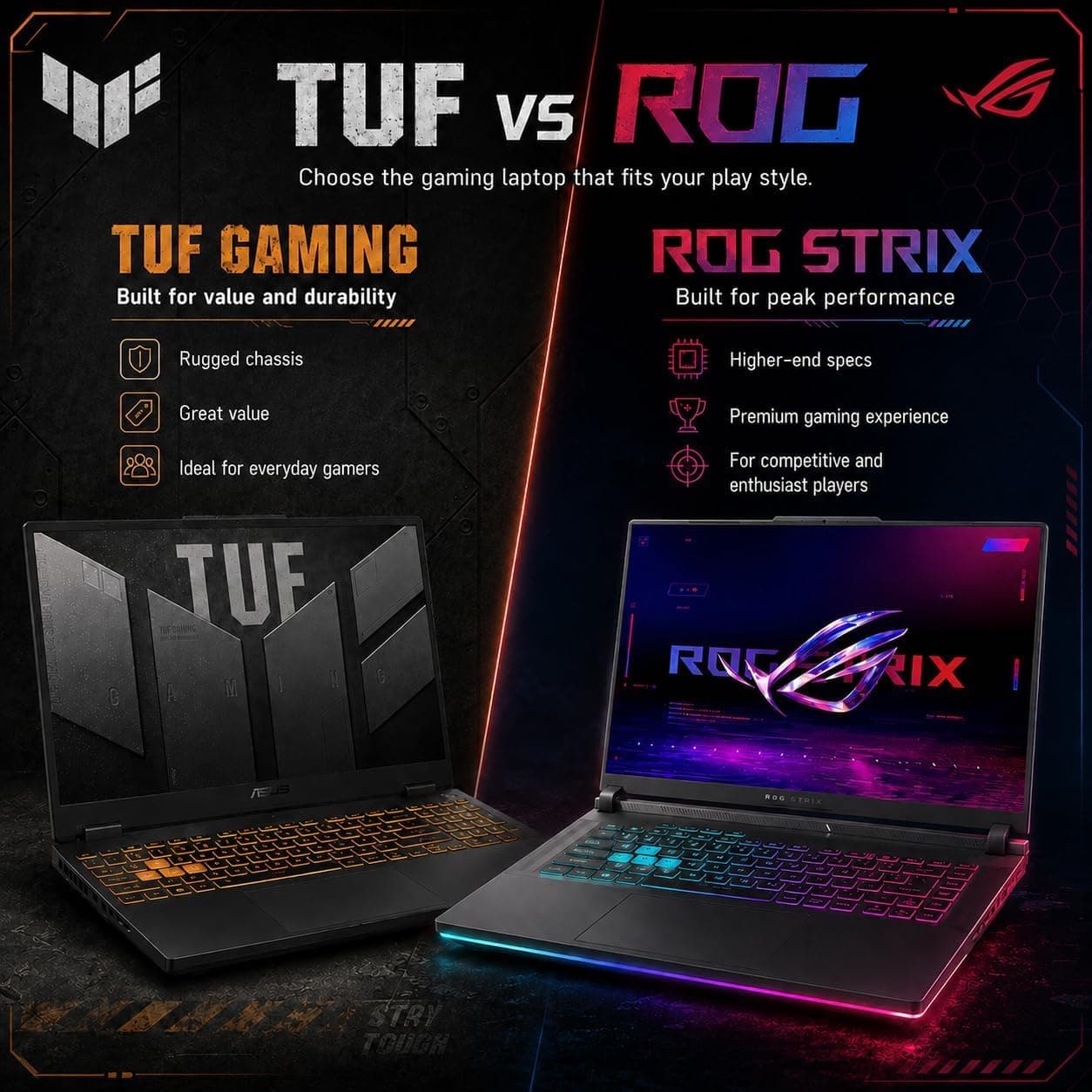 ASUS Latest 2026 ROG Strix G16 Gaming Laptop, 16" FHD 165Hz Display, 16-Core AMD Ryzen 9 8940HX, RTX 5070 Ti, 16GB RAM, 1TB SSD, Eclipse Grey, view 10