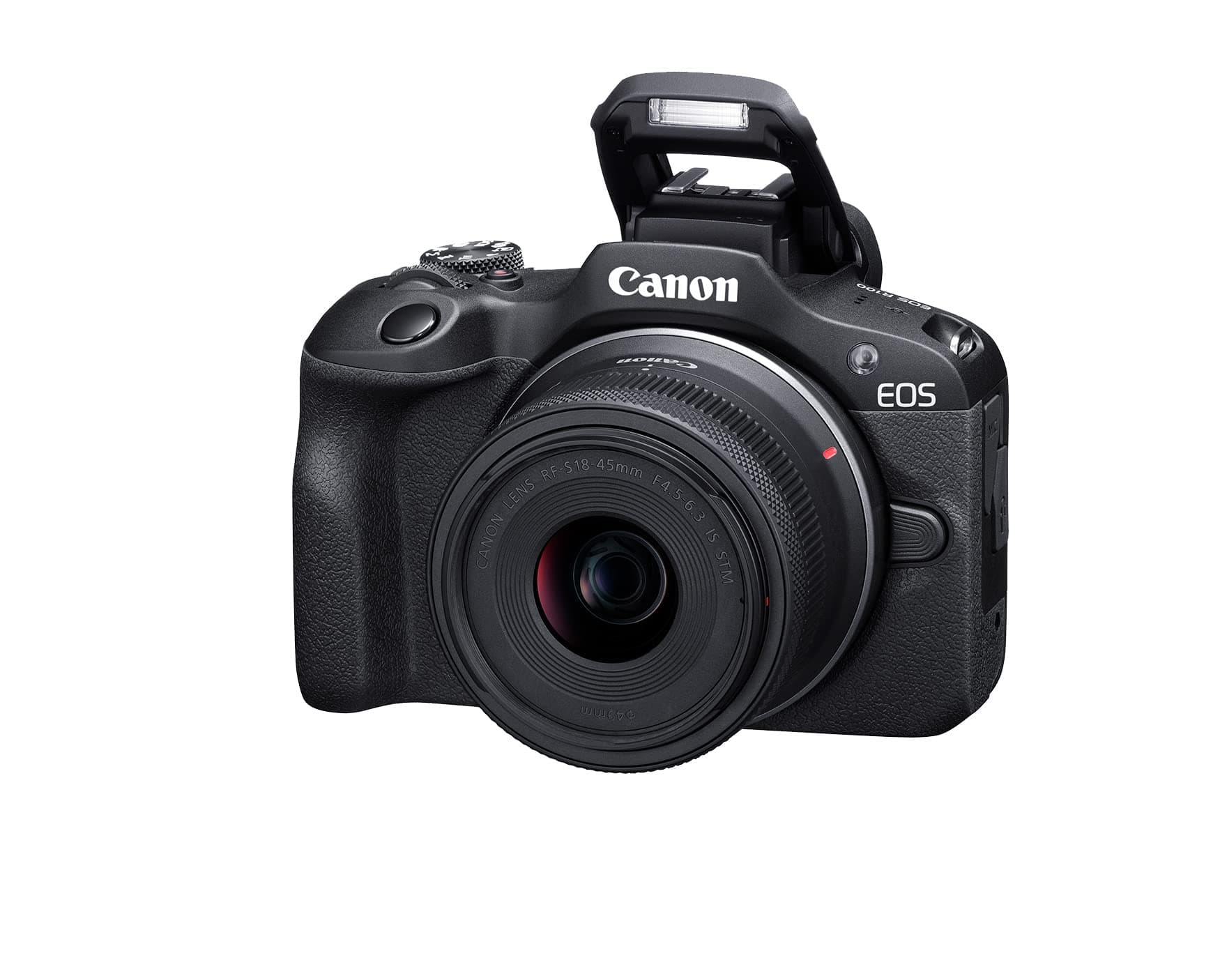 Canon EOS R100 Mirrorless Camera RF-S18-45mm F4.5-6.3 is STM Lens Kit, view 4