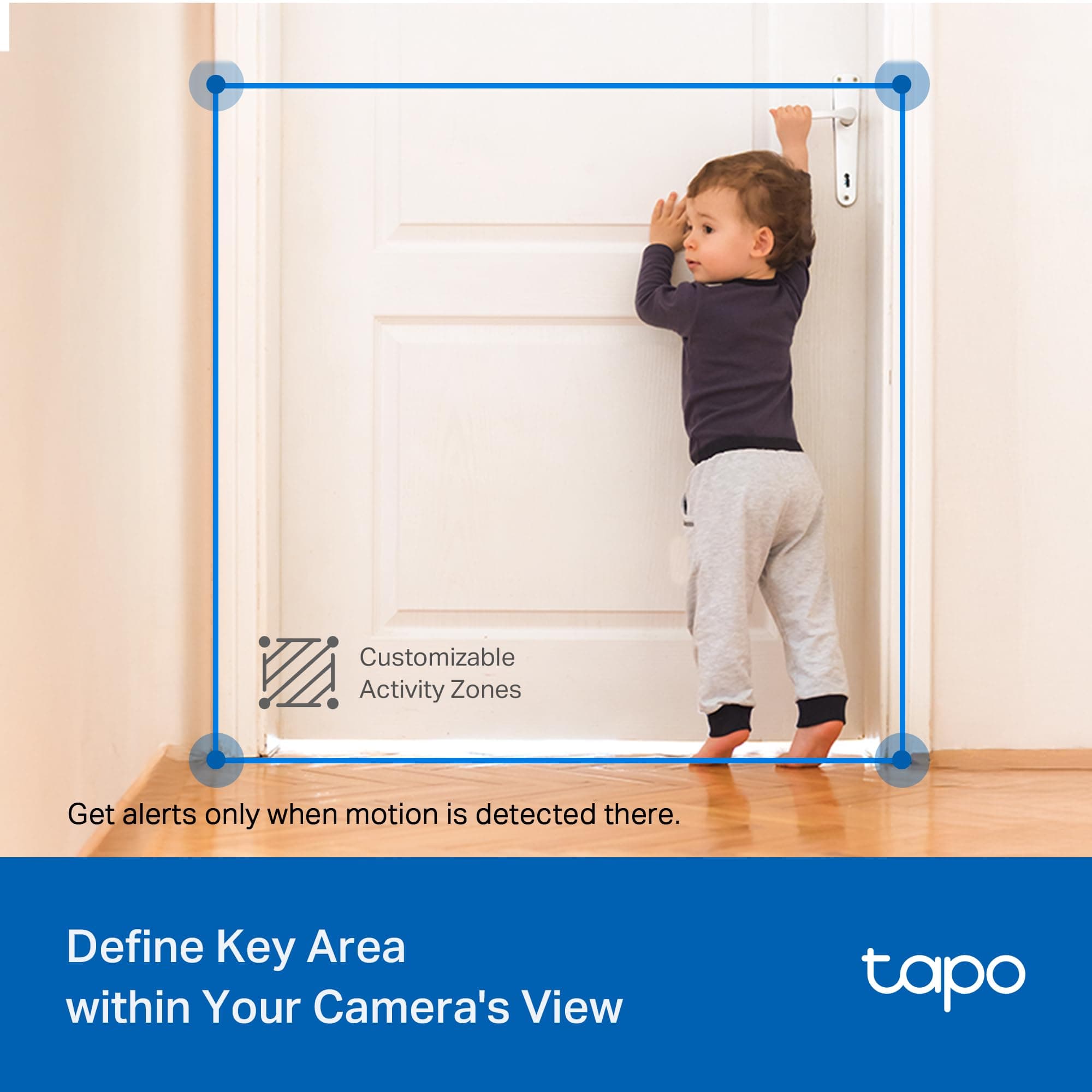 Tapo 2K Indoor/Outdoor Pan/Tilt Wired Security Camera, Baby Monitor, C217, view 6