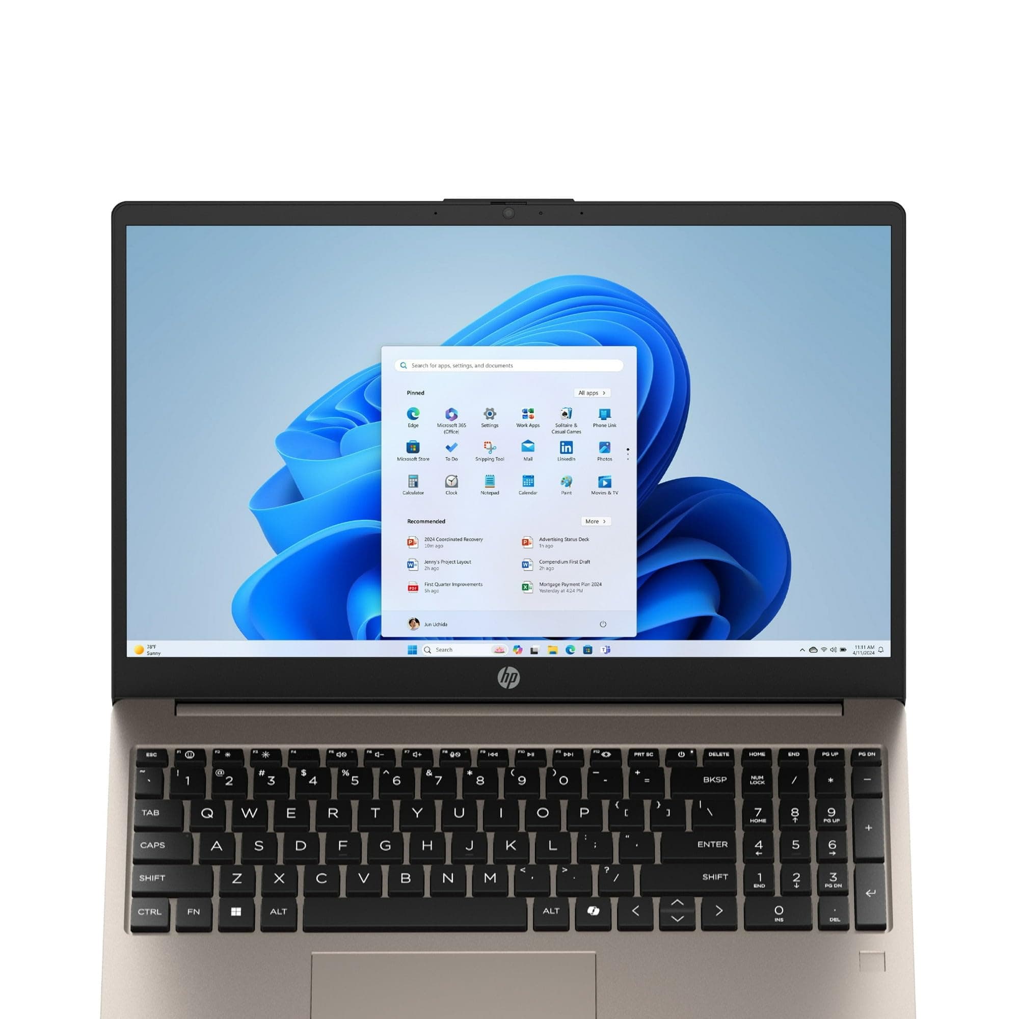 HP Pavilion 15.6" FHD Touchscreen Anti-Glare Laptop, 16GB RAM, 1TB SSD Storage, Intel Core Processor up to 3.8GHz, Up to 11 Hours Long Battery Life, Type-C, HDMI, Windows 11 Pro, Cozy Cashmere, view 4