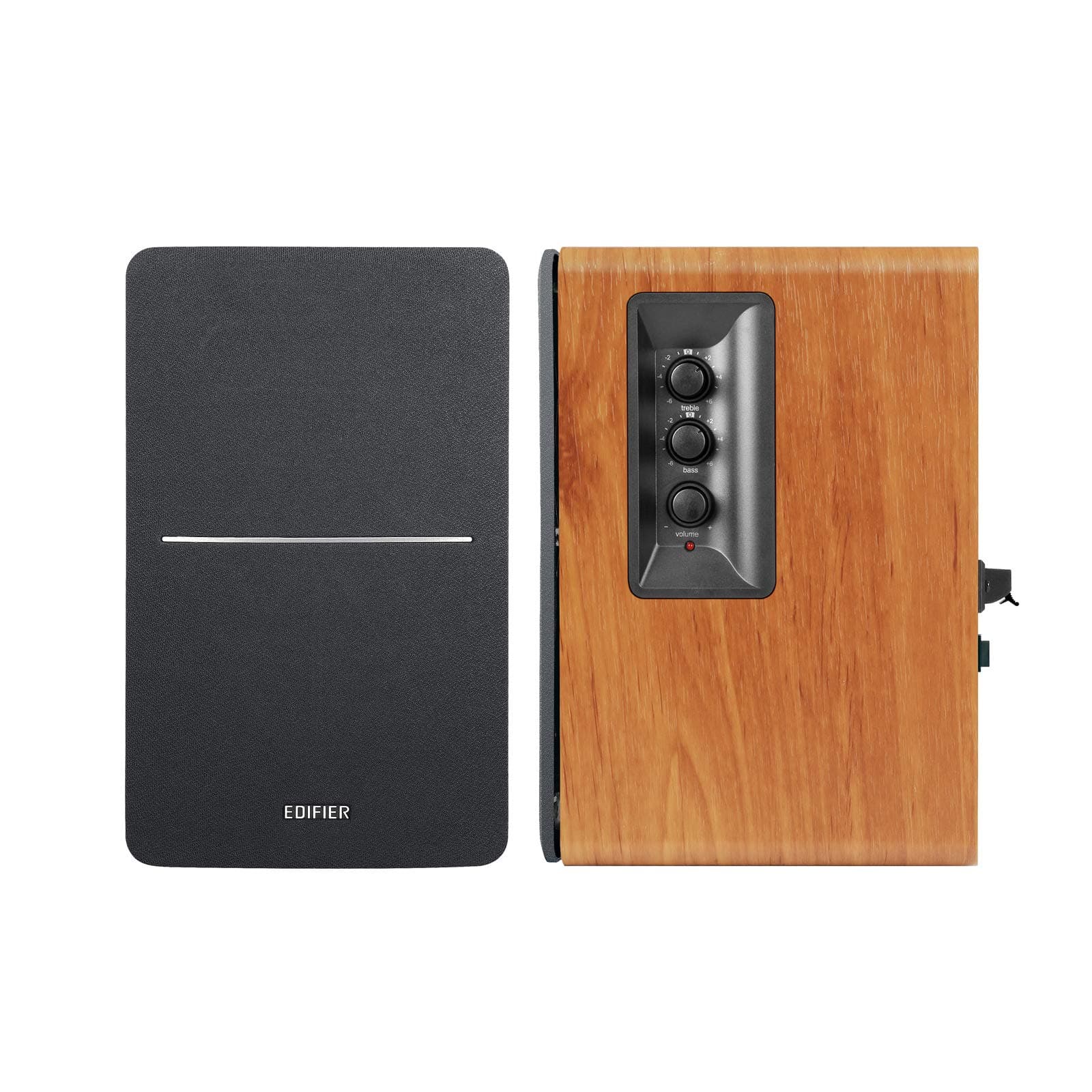 Edifier R1280Ts Powered Bookshelf Speakers - 2.0 Stereo Active Near Field Monitors - Studio Monitor Speaker - 42 Watts RMS with Subwoofer Line Out - Wooden Enclosure, view 8