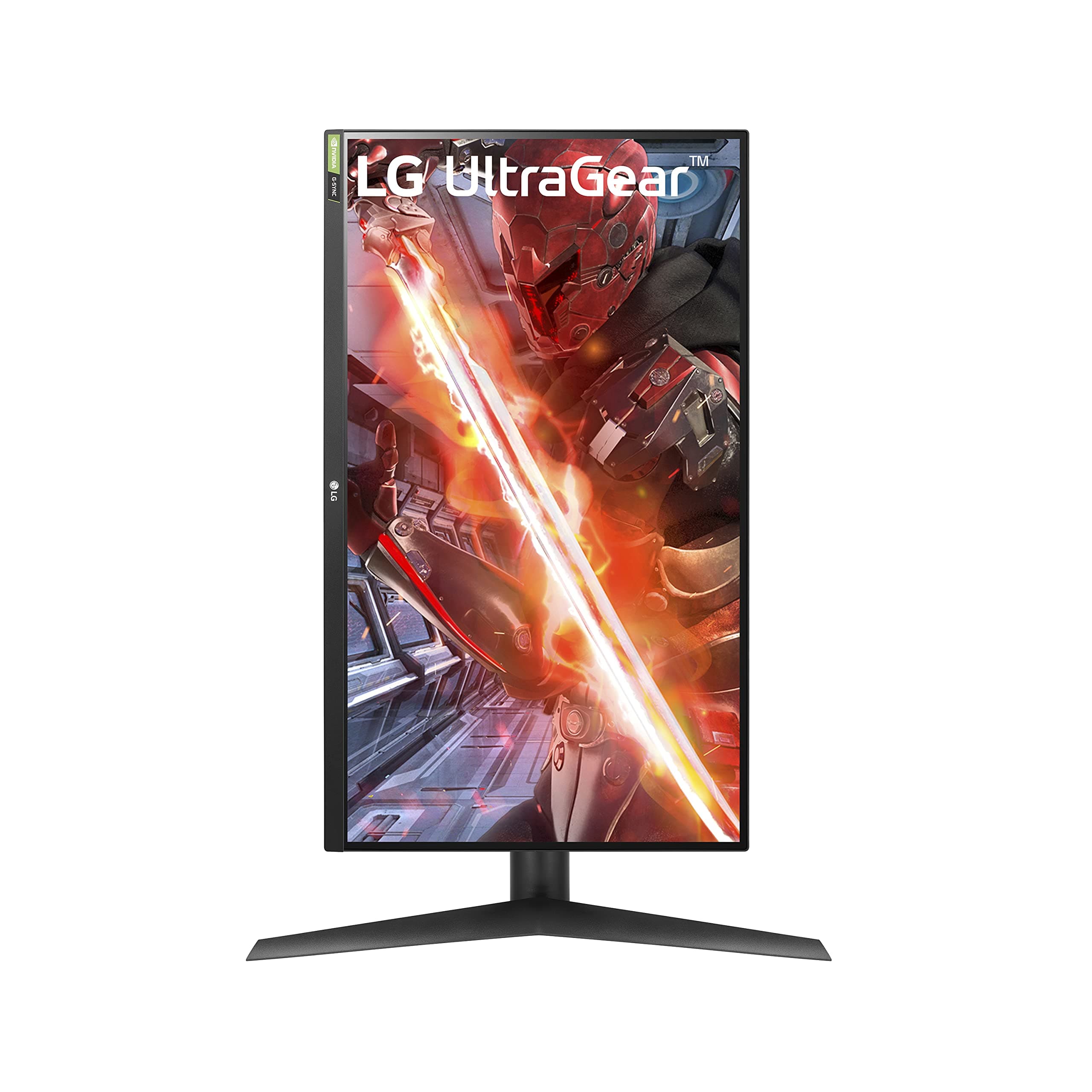 LG 27GL83A-B 27-Inch Ultragear QHD 2560 x 1440 IPS Gaming Monitor, 144Hz, 1ms (GtG), NVIDIA G-SYNC, AMD FreeSync, HDR10, HDMI, DisplayPort, Tilt/Height/Pivot Adjustable Stand, Black, view 6