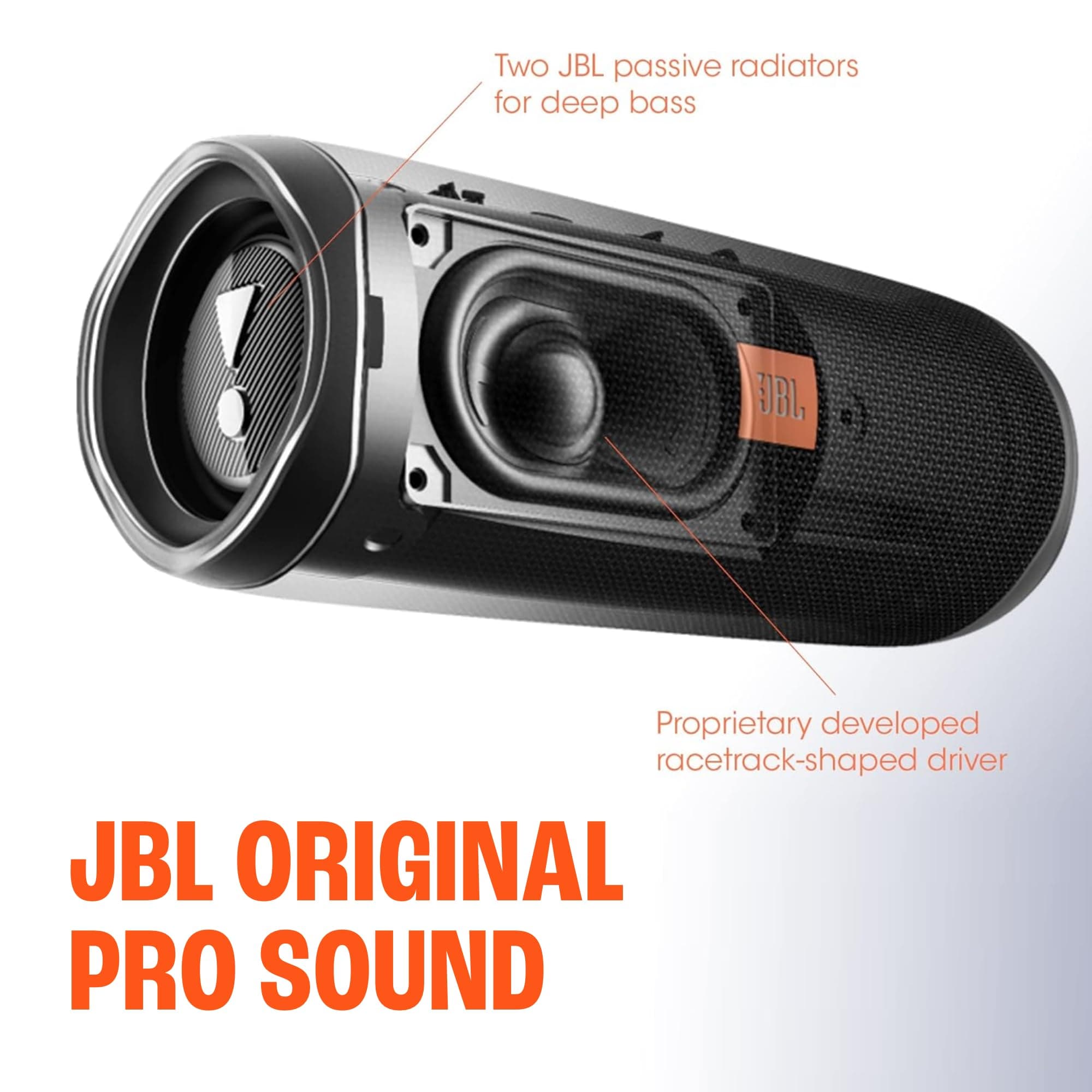JBL FLIP 5, Waterproof Portable Bluetooth Speaker, Black, Small, view 3