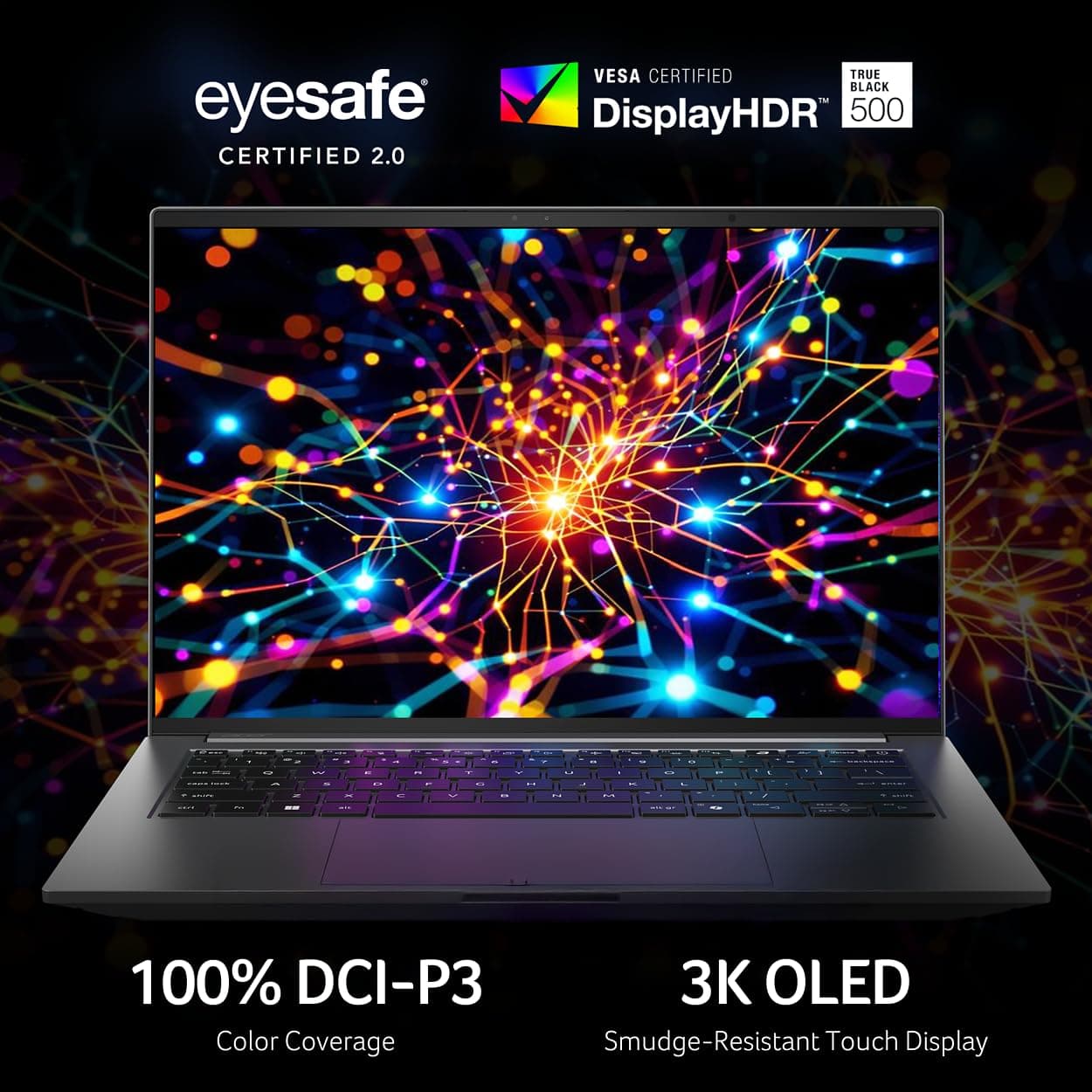 Acer Swift X 14 Laptop | 14.5" 3K OLED Gorilla Glass 120Hz Touch Display | Intel Core Ultra 7 Processor 255H | NVIDIA GeForce RTX 5050 | 16GB LPDDR5X | 1TB SSD | Haptic Touchpad | SFX14-73G-71XL, view 5