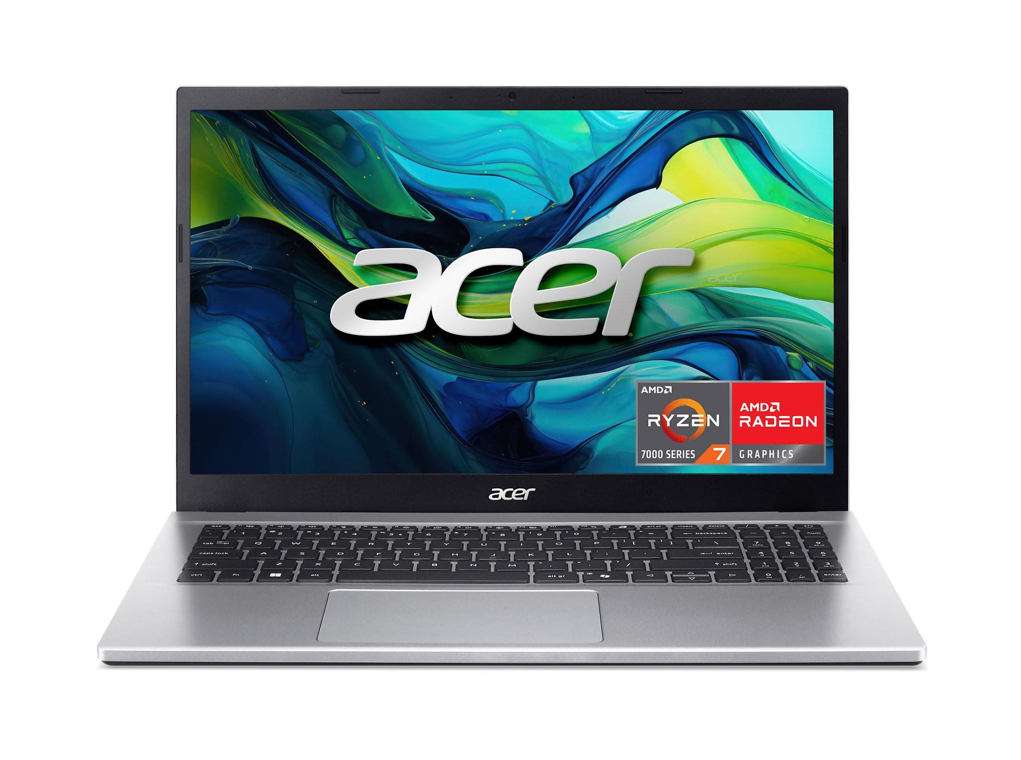 Acer Aspire Go 15 AI Ready Laptop | 15.6" FHD (1920 x 1080) IPS Display | AMD Ryzen 7 7730U | AMD Radeon Graphics | 16GB DDR4 | 512GB PCIe Gen4 SSD | Wi-Fi 6 | Windows 11 Home | AG15-42P-R9FW