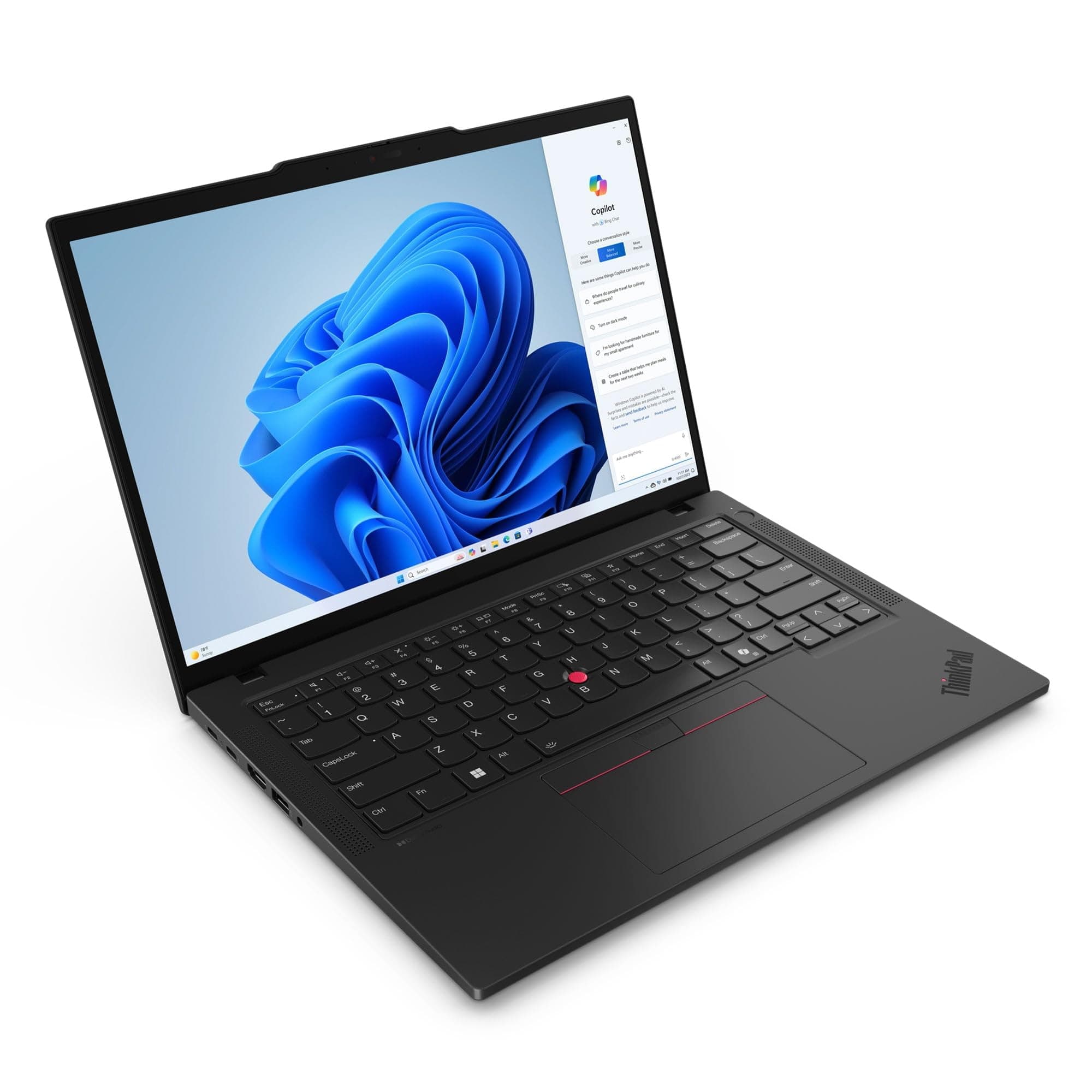 Lenovo ThinkPad T14 Gen 6 Laptop, Intel Ultra 5 225U, 32GB DDR5, 1TB SSD, view 7