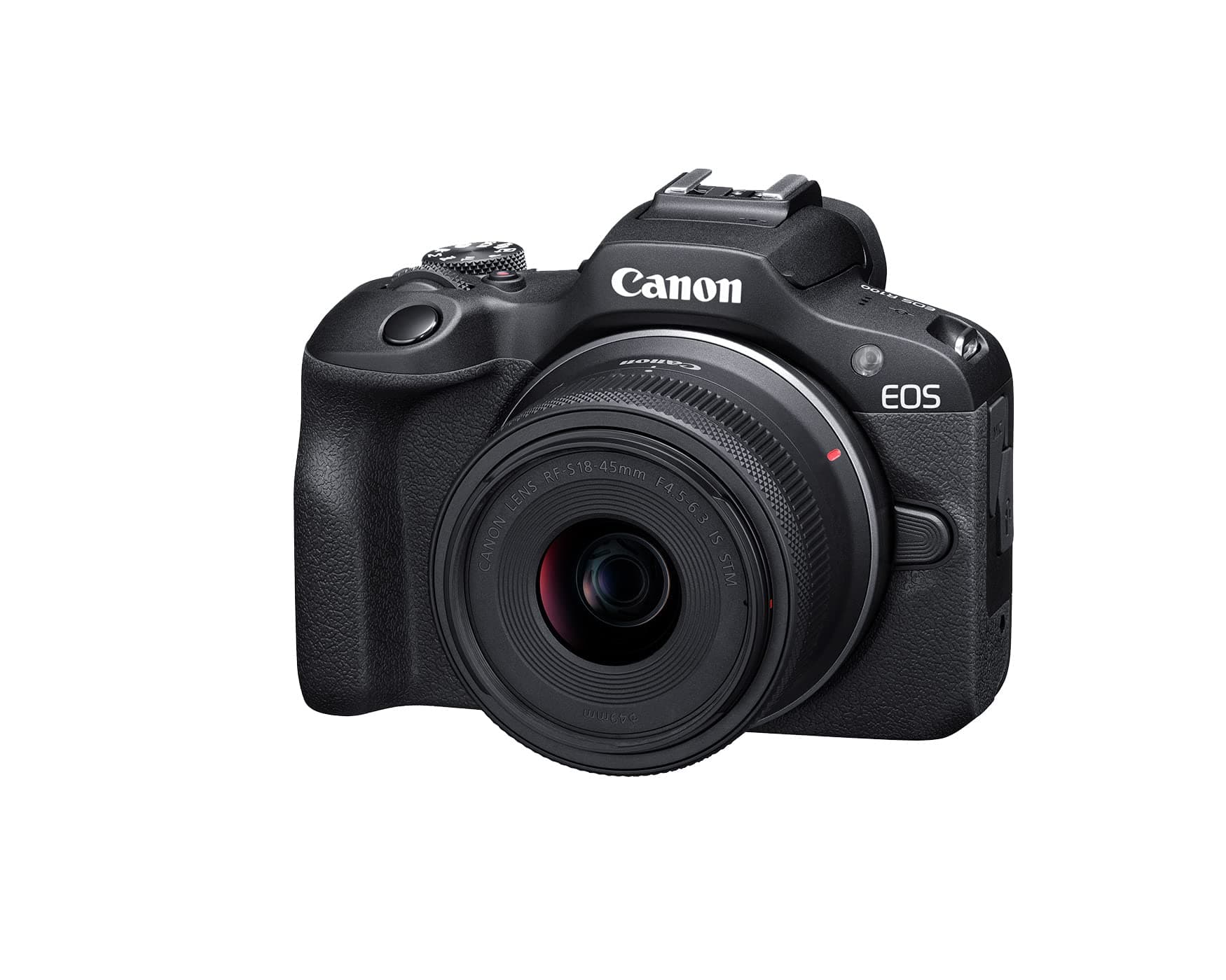 Canon EOS R100 Mirrorless Camera RF-S18-45mm F4.5-6.3 is STM Lens Kit, view 2