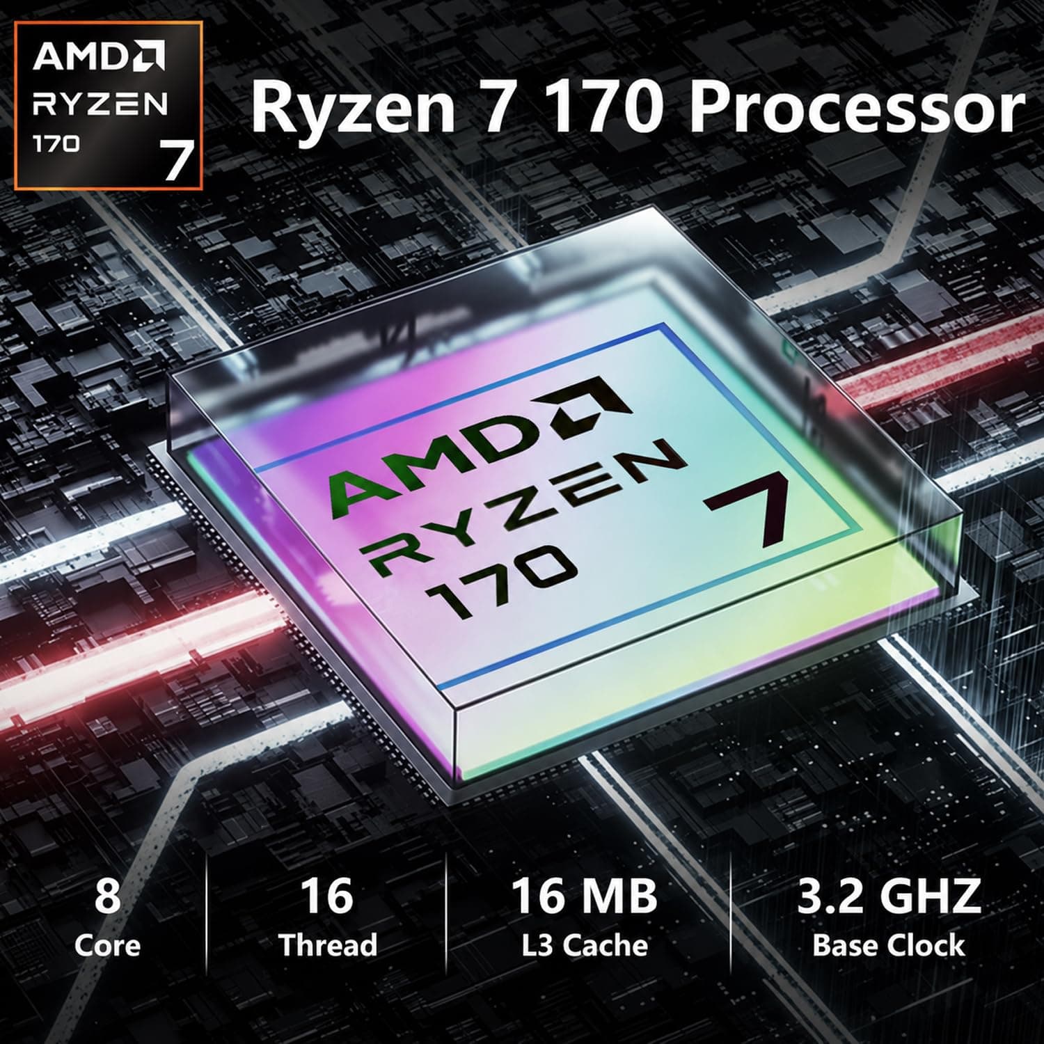 Lenovo LOQ AMD Ryzen 7 7735HS RTX 4050 Gaming Laptop, 16GB DDR5 | 1TB SSD, view 3