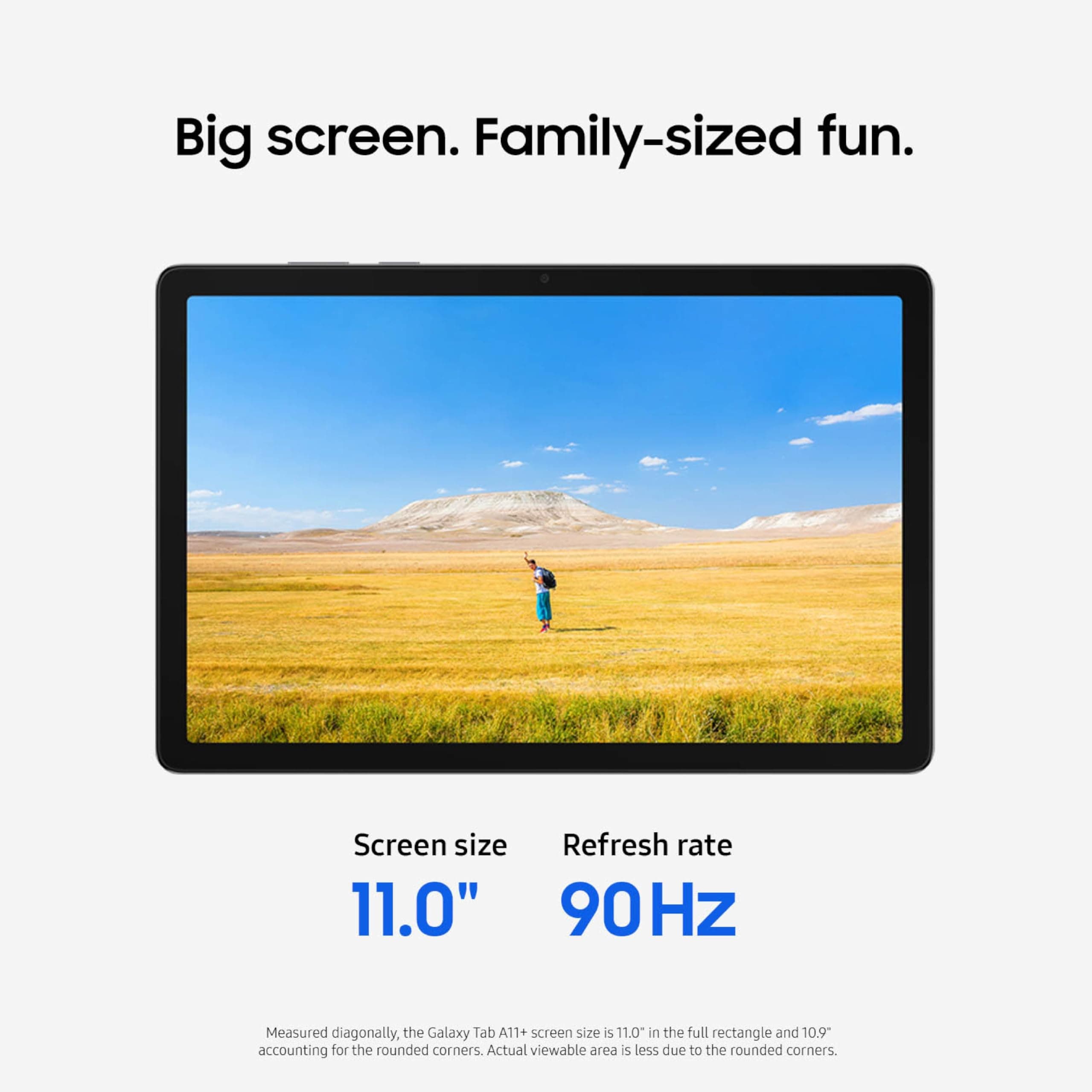 Samsung Galaxy Tab A11+ 6GB RAM, 128GB Storage, Expandable Storage, Gray, view 5