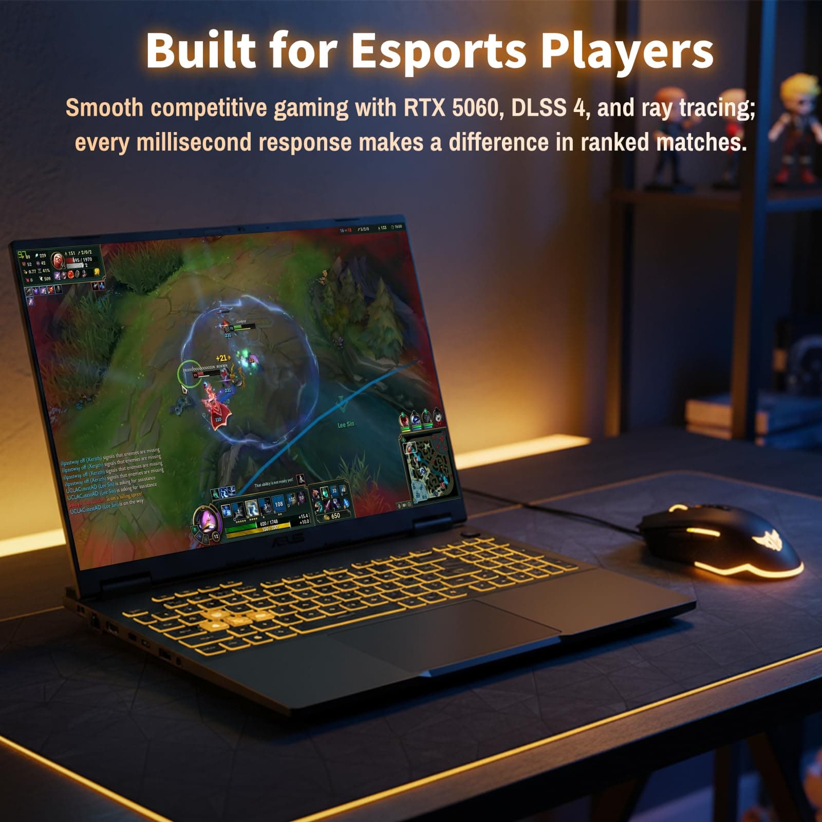 ASUS TUF F16 Gaming Laptop • Dedicated GeForce RTX 5060 • 16’’ FHD+ IPS Anti-Glare Display • Intel i7 14650HX(16-Core) • Backlit KB • Facial Recognition • Win 11 Pro • Accessories • 32GB DDR5+1TB SSD, view 6