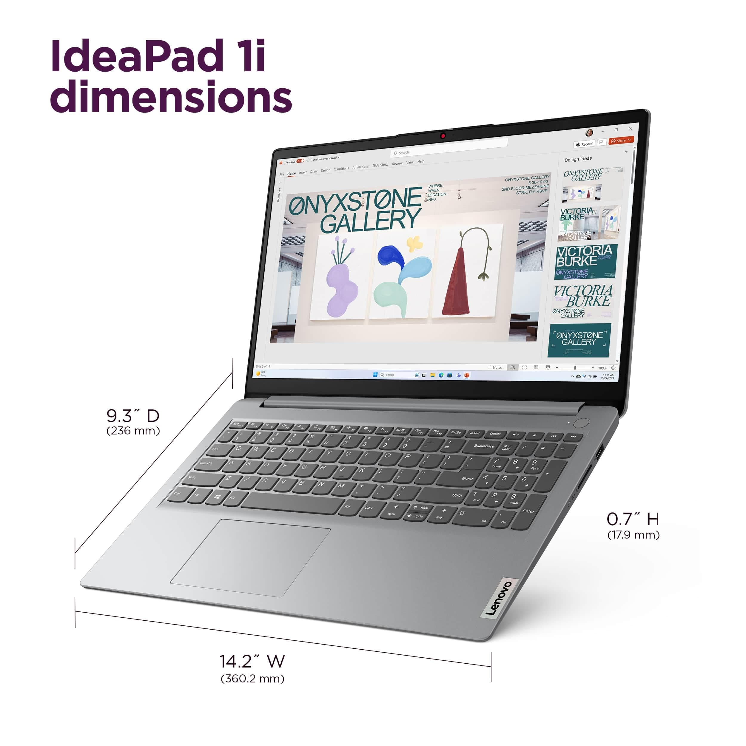 Lenovo IdeaPad Laptop Computer, 15.6" Anti-Glare, Intel Core CPU, 8GB RAM, view 6