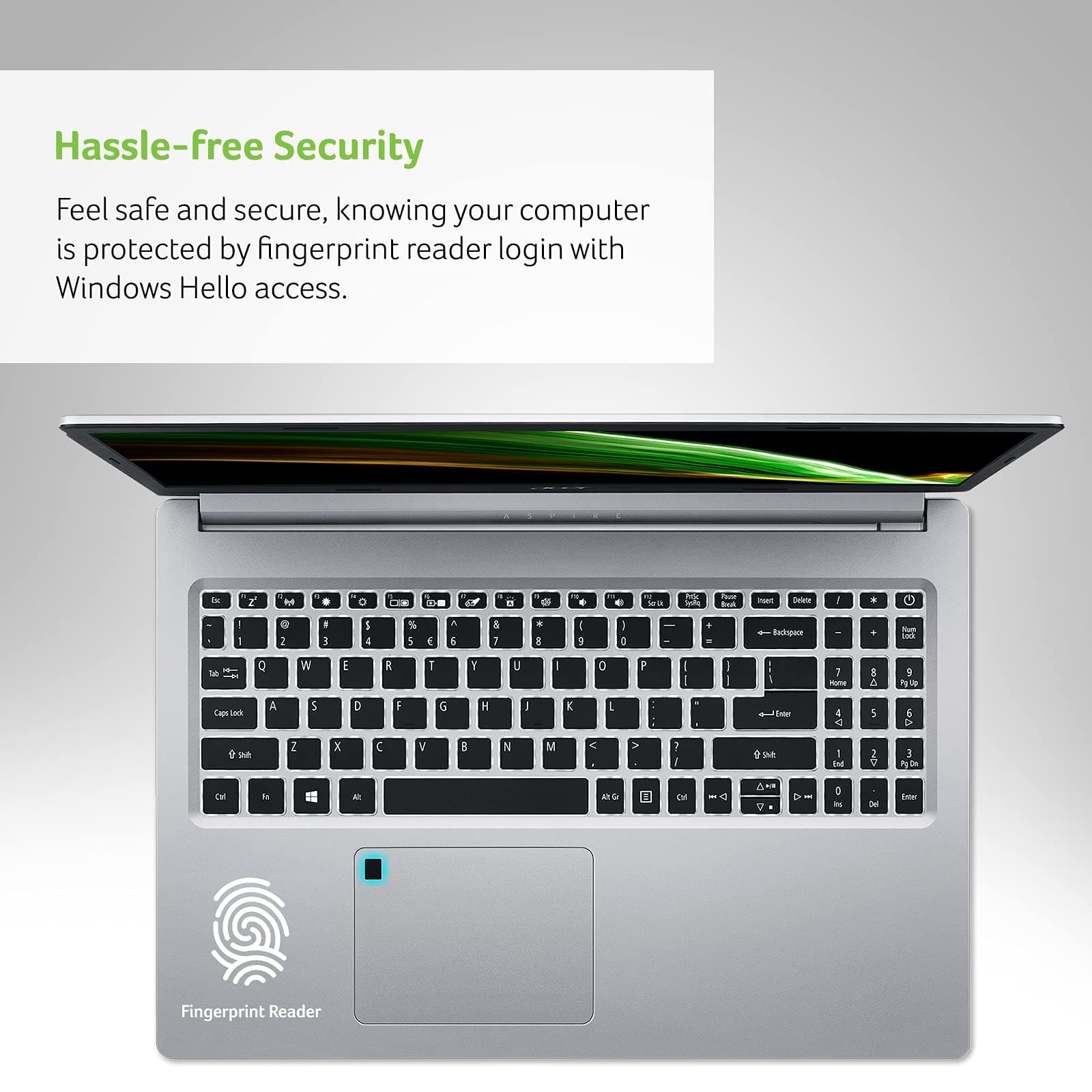 Acer Aspire 5 A515-46-R3UB | 15.6" Full HD IPS Display | AMD Ryzen 3 3350U Quad-Core Mobile Processor | 4GB DDR4 | 128GB NVMe SSD | WiFi 6 | Backlit KB | FPR | Amazon Alexa | Windows 11 Home in S mode, view 3