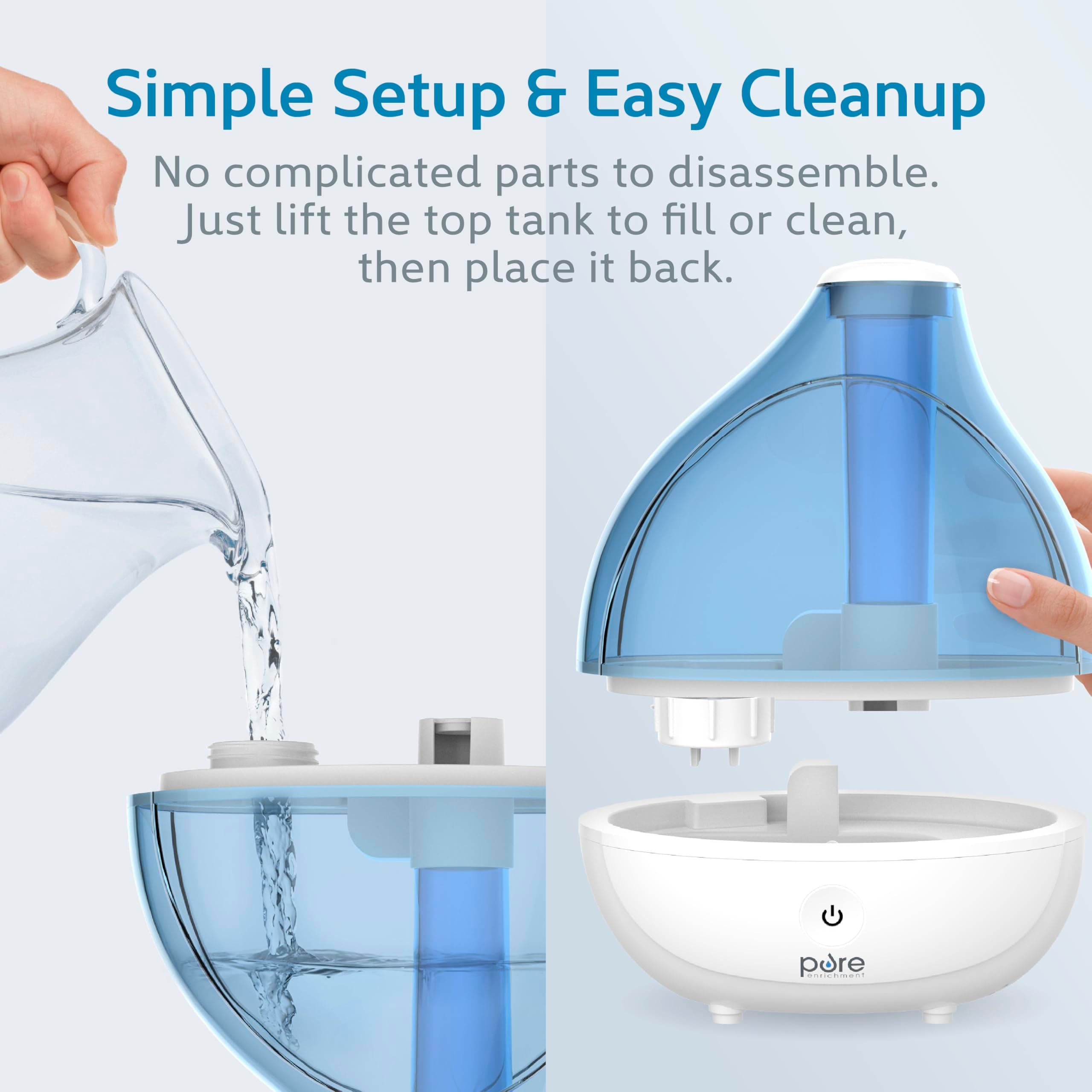 Pure Enrichment MistAire Ultrasonic Cool Mist Humidifier, view 6