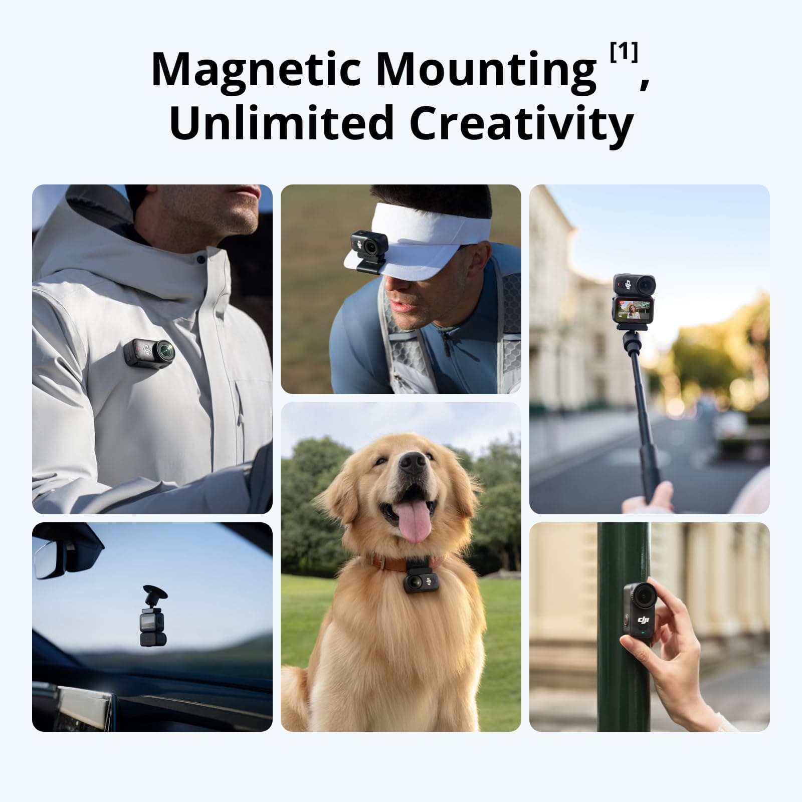 DJI Osmo Nano Standard Combo (128GB), 4K Wearable Camera, 1/1.3″ Sensor, view 3