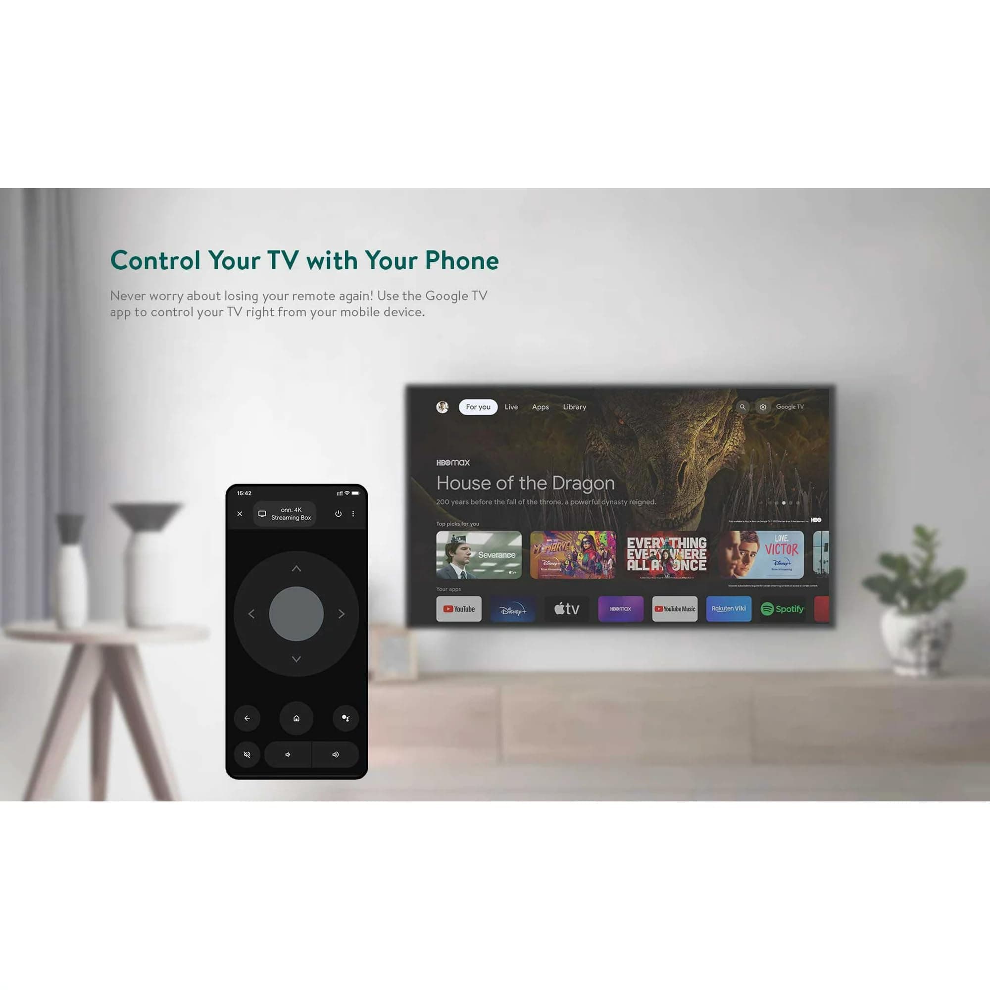 Onn Android TV Full HD Streaming Device (New, 2023), view 9