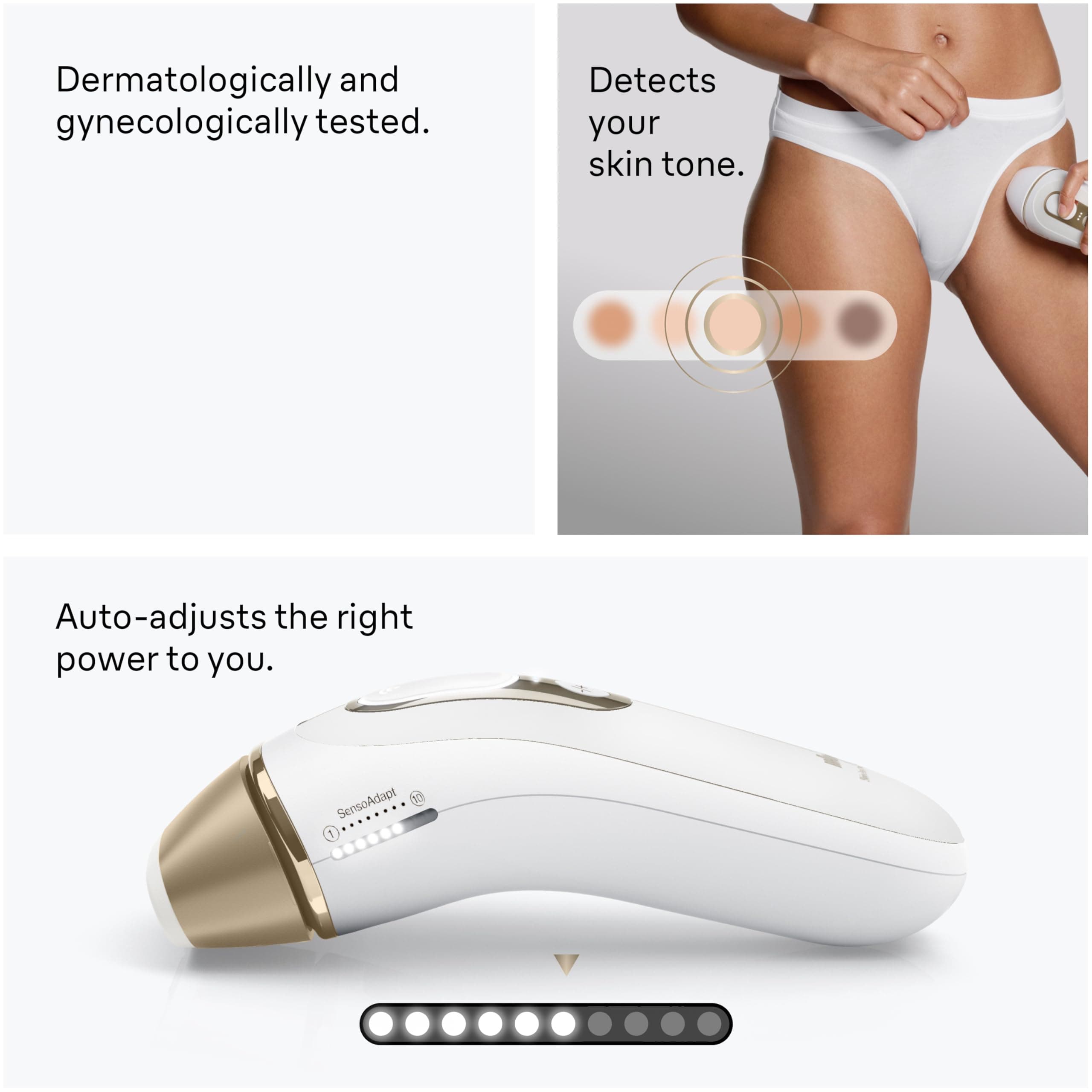 Braun IPL, Silk·Expert Pro 5, IPL Hair Removal for Women and Men, Permanent Laser Hair Reduction At-Home, 2 Heads, Pouch, IPL5137, view 7
