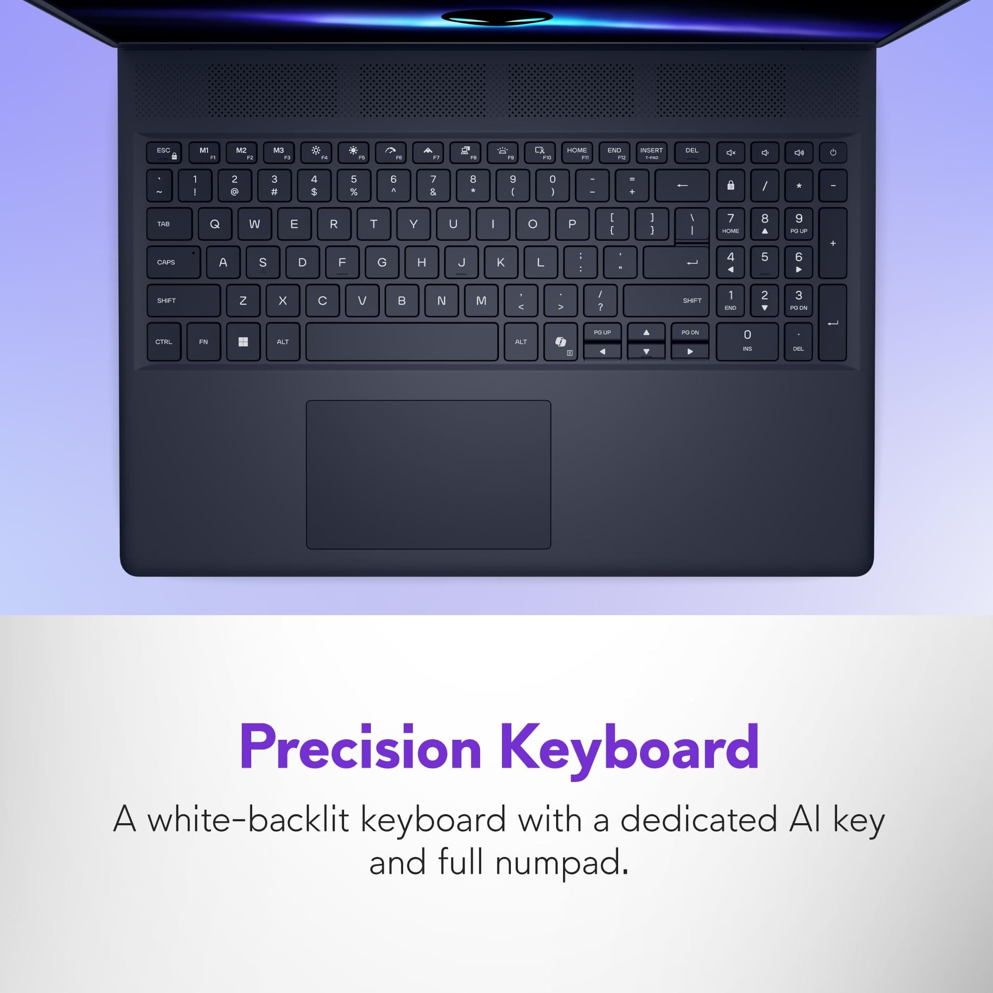 Alienware 16 Aurora Gaming Laptop AC16250-16-inch WQXGA 120Hz Display,Intel Core 7 Processor (Series 2) 240H Processor,16GB DDR5 RAM,512GB SSD, NVIDIA GeForce RTX 4050 Graphics,Windows 11 Home-Blue, view 7