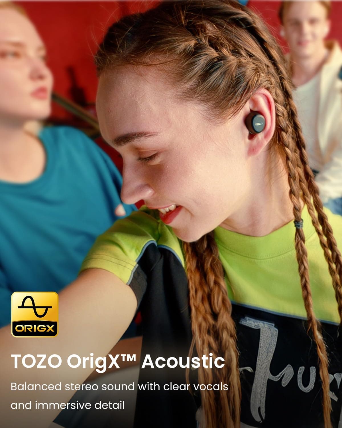 TOZO A1 Wireless Earbuds Bluetooth 5.3 Light Weight in Ear Headphones, view 4